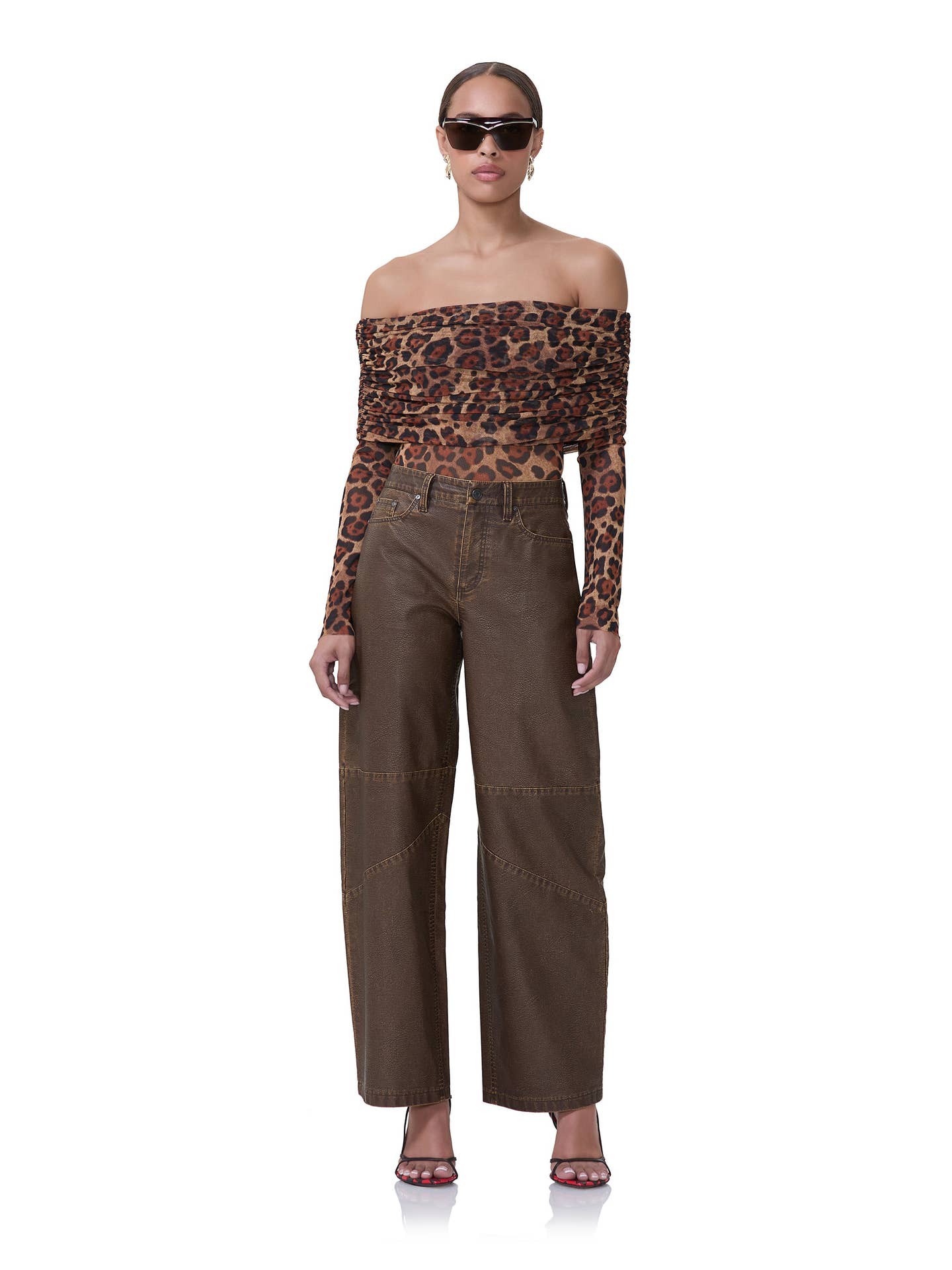 Maxine Bodysuit - Cocoa Leopard