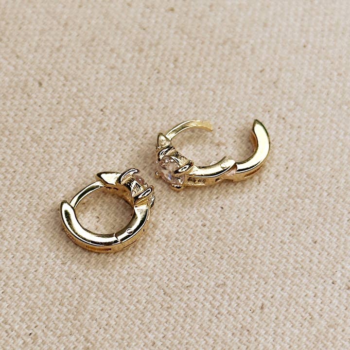 Mini Clicker with Cz Earrings