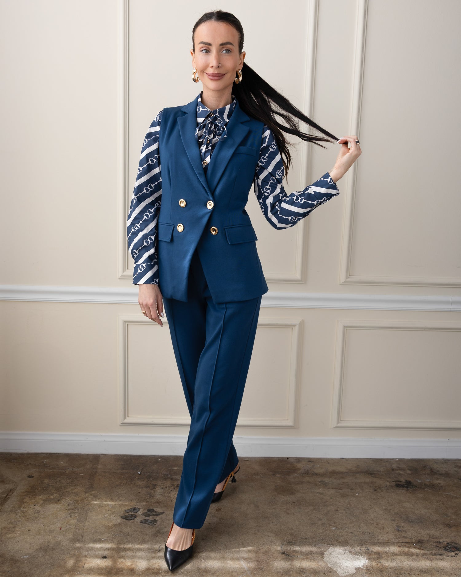 Stella Interlock Pant Sailor