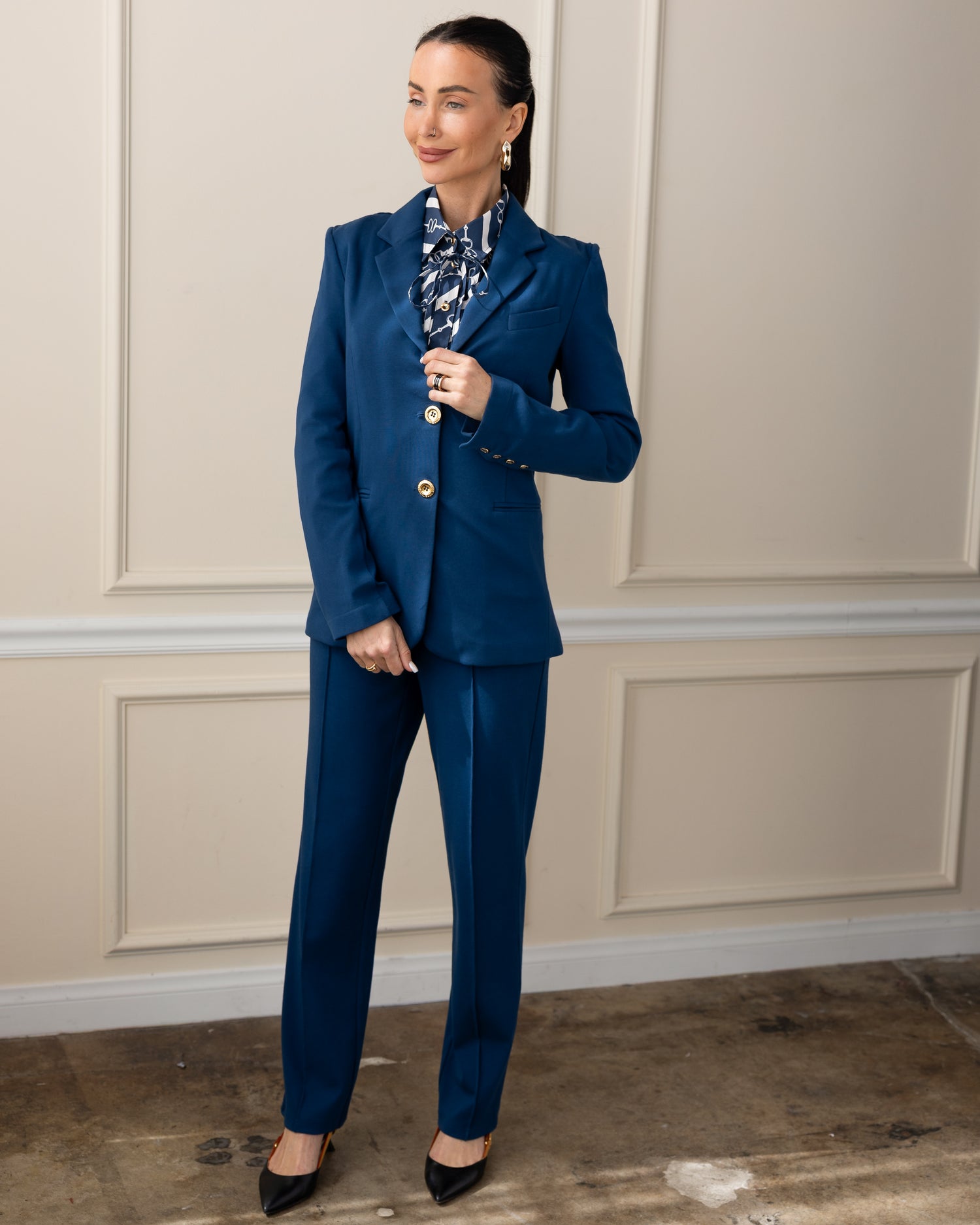 Stella Interlock Pant Sailor