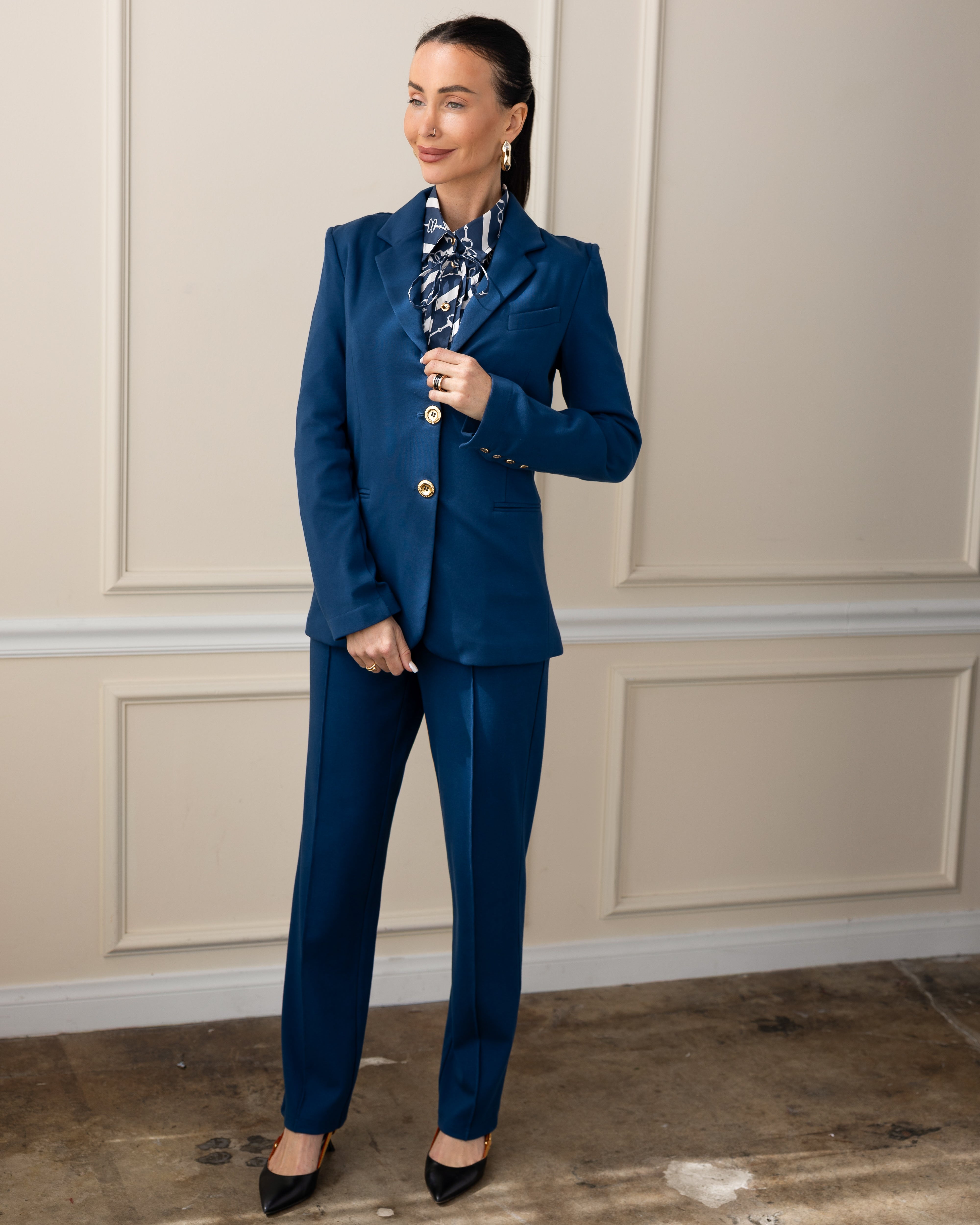 Stella Interlock Pant Sailor
