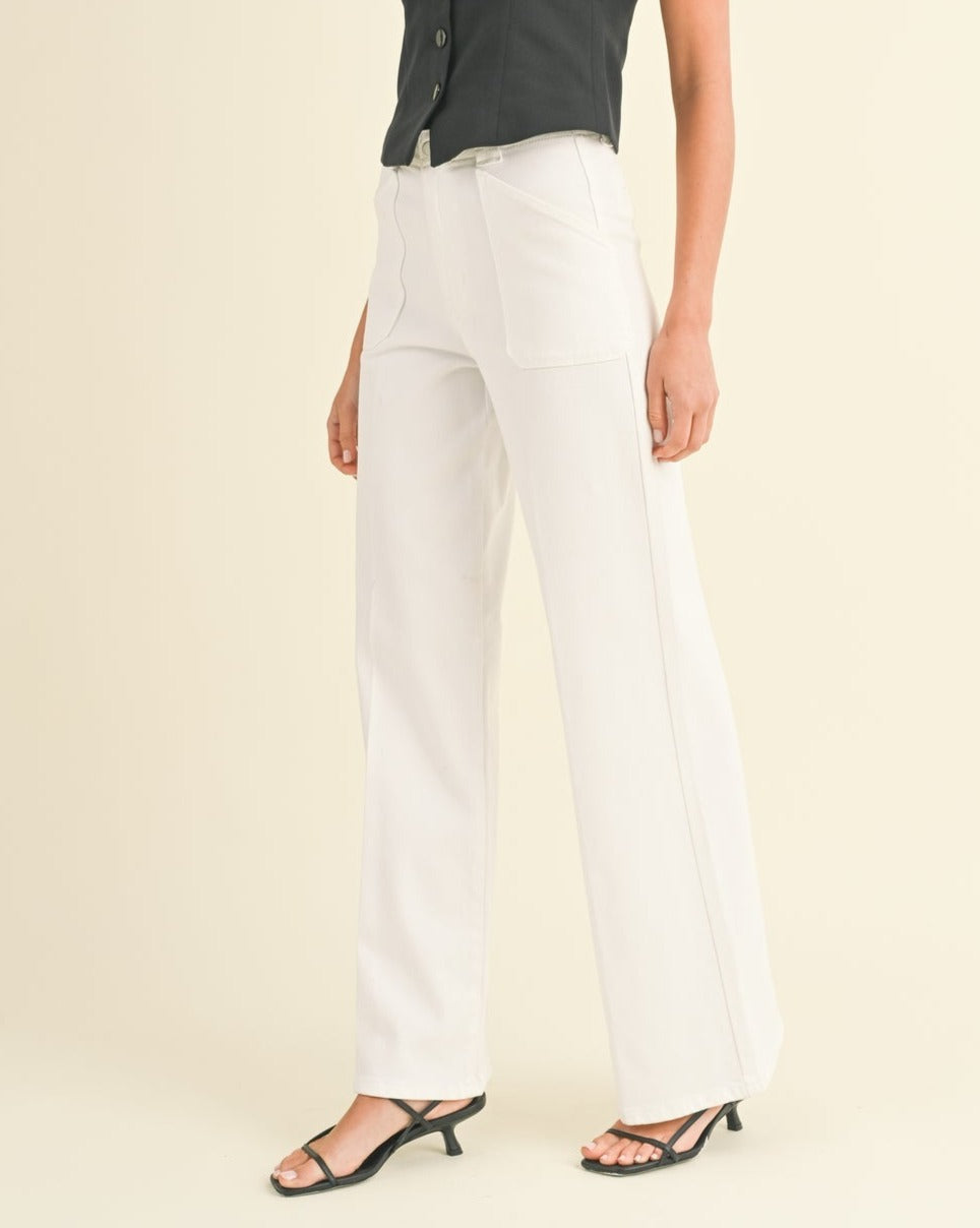 Colette PATCH POCKET WIDE LEG