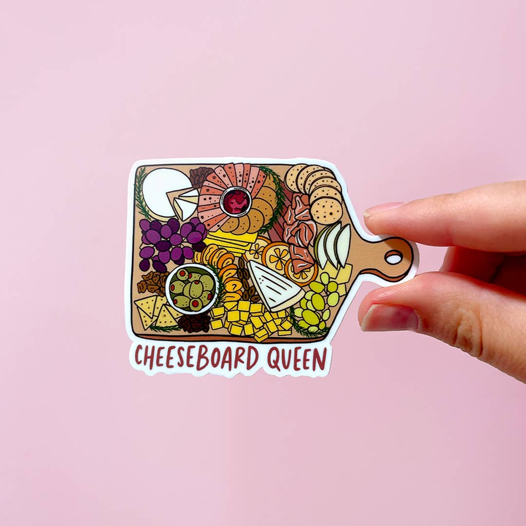 Cheeseboard Queen Charcuterie Sticker