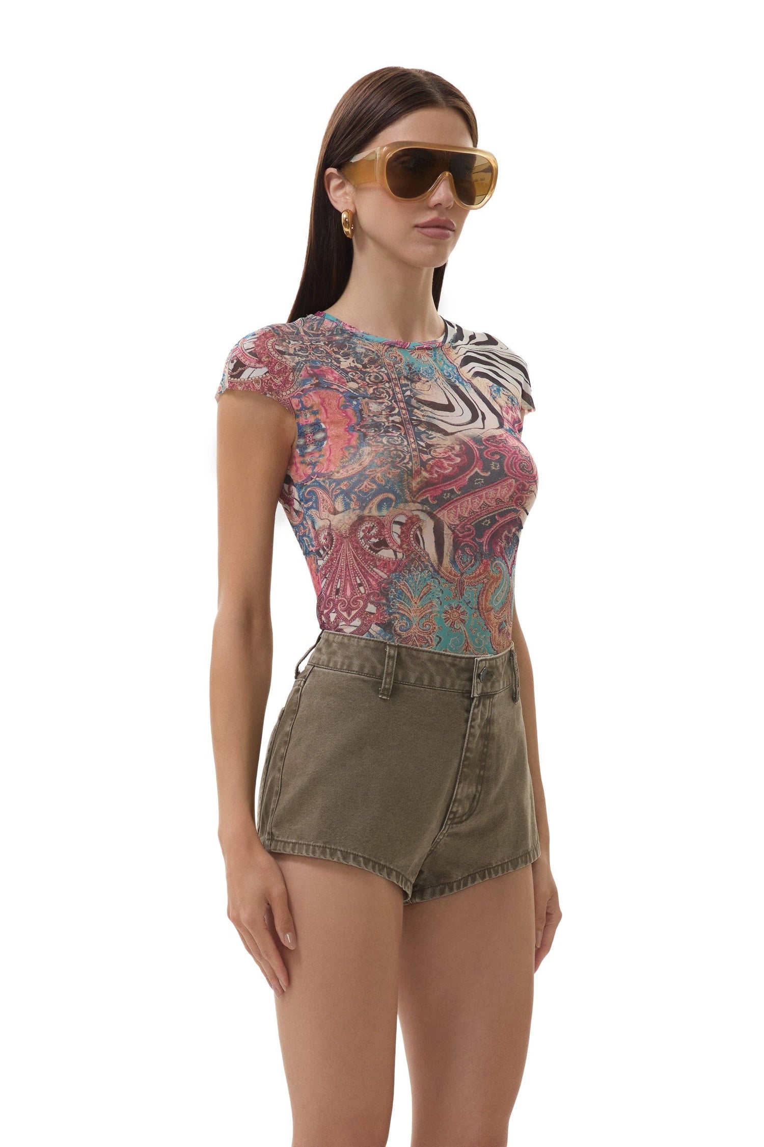 Nina Top - Gilded Paisley