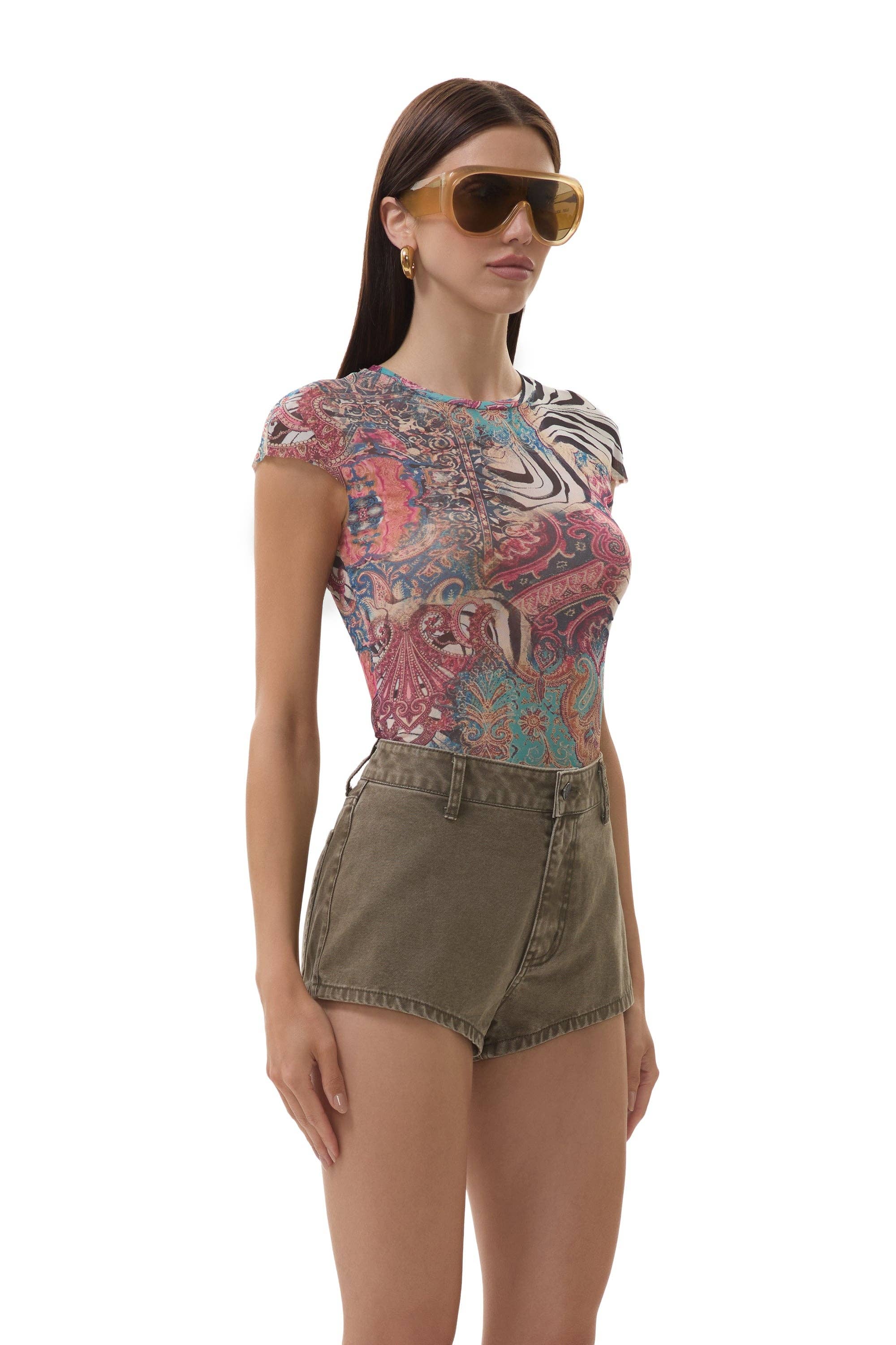 Nina Top - Gilded Paisley