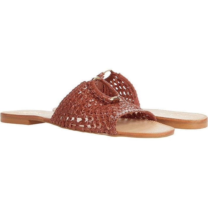 Hayden Leather Slide Sandal