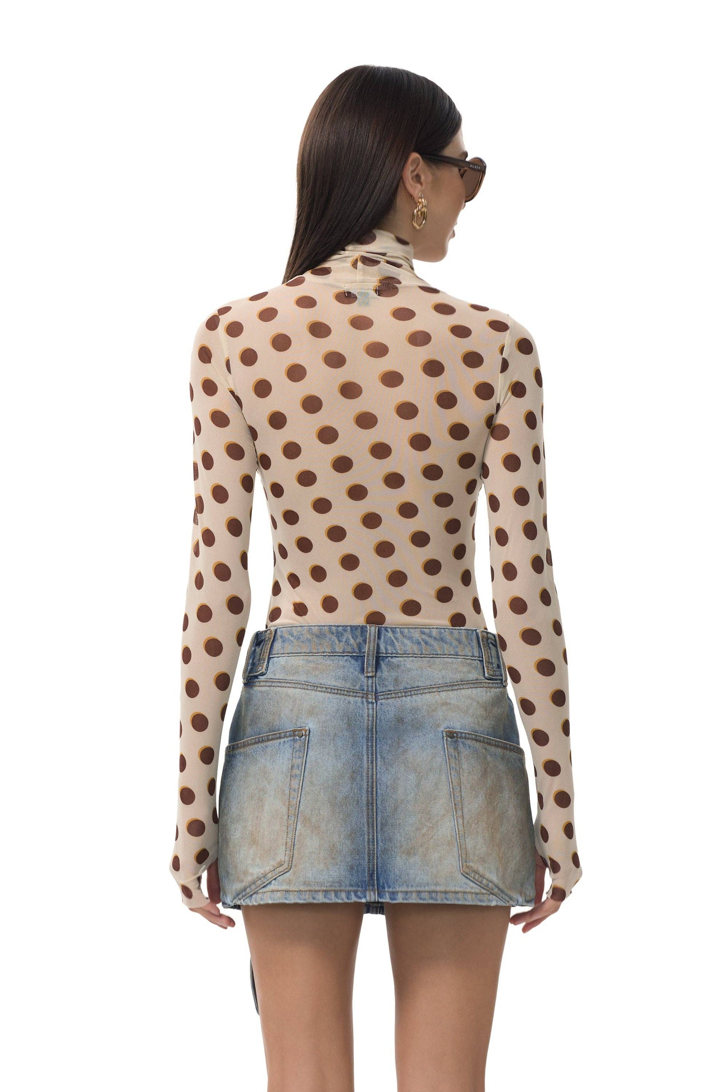Zadie Top - Gold Halo Dot