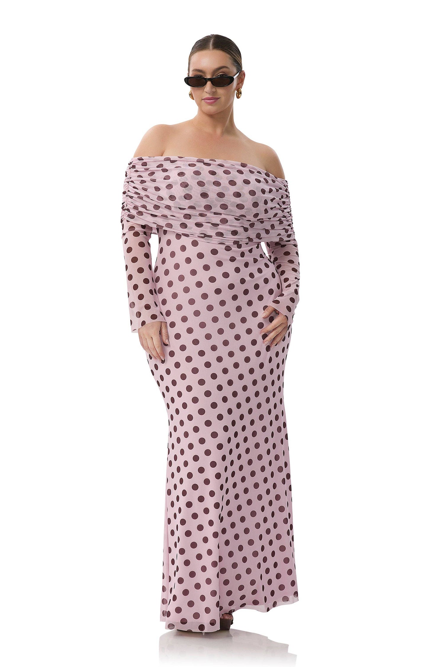 Thelma Dress - Rose Dot