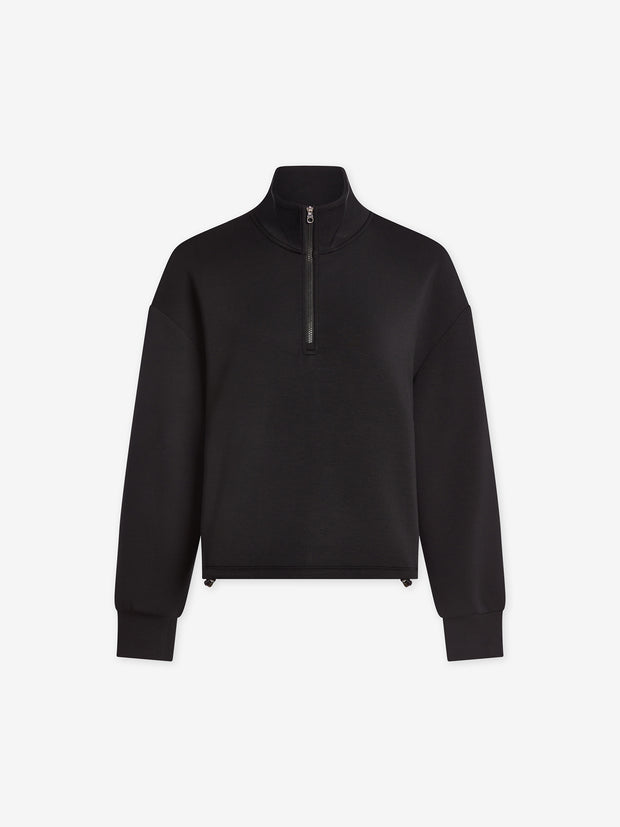 Sian Cropped Half-Zip Midlayer