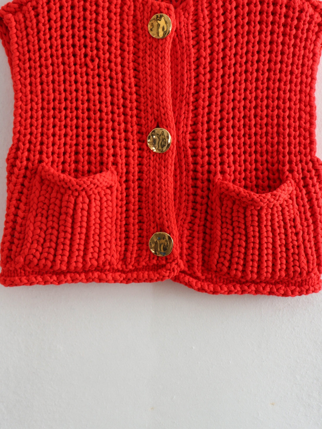 Lydia Chunky Needle Knitted Vest