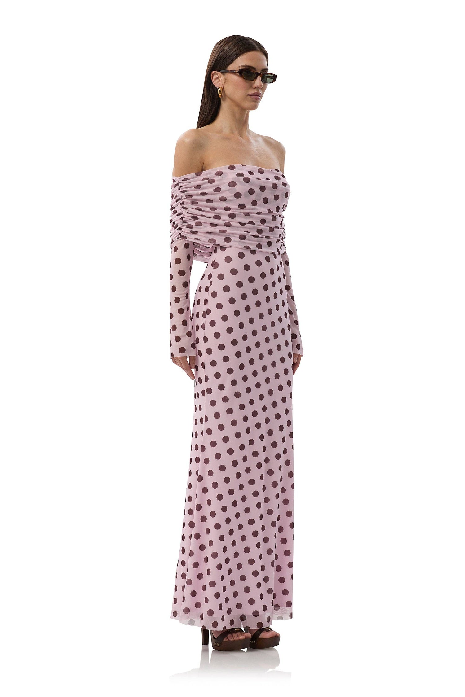 Thelma Dress - Rose Dot
