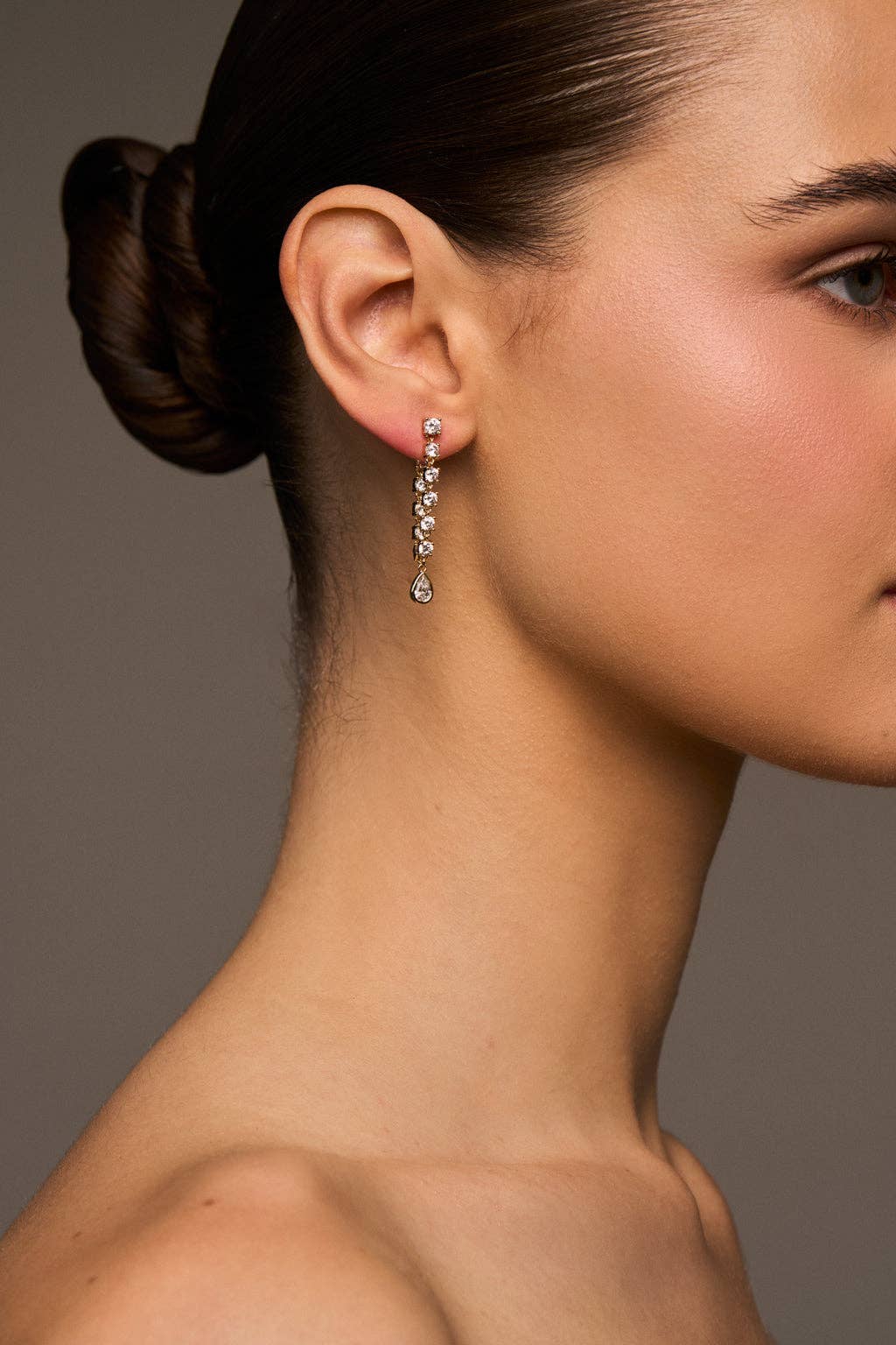 Stephie Bezel Earrings