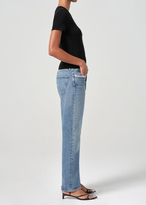 90's Mid Rise Straight In Hooked