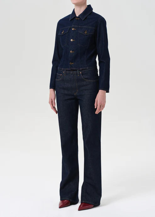 Contoured Jacket in Rinse