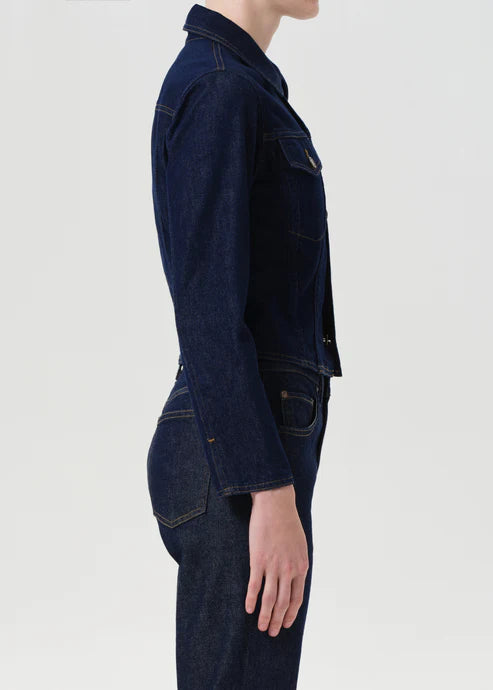 Contoured Jacket in Rinse