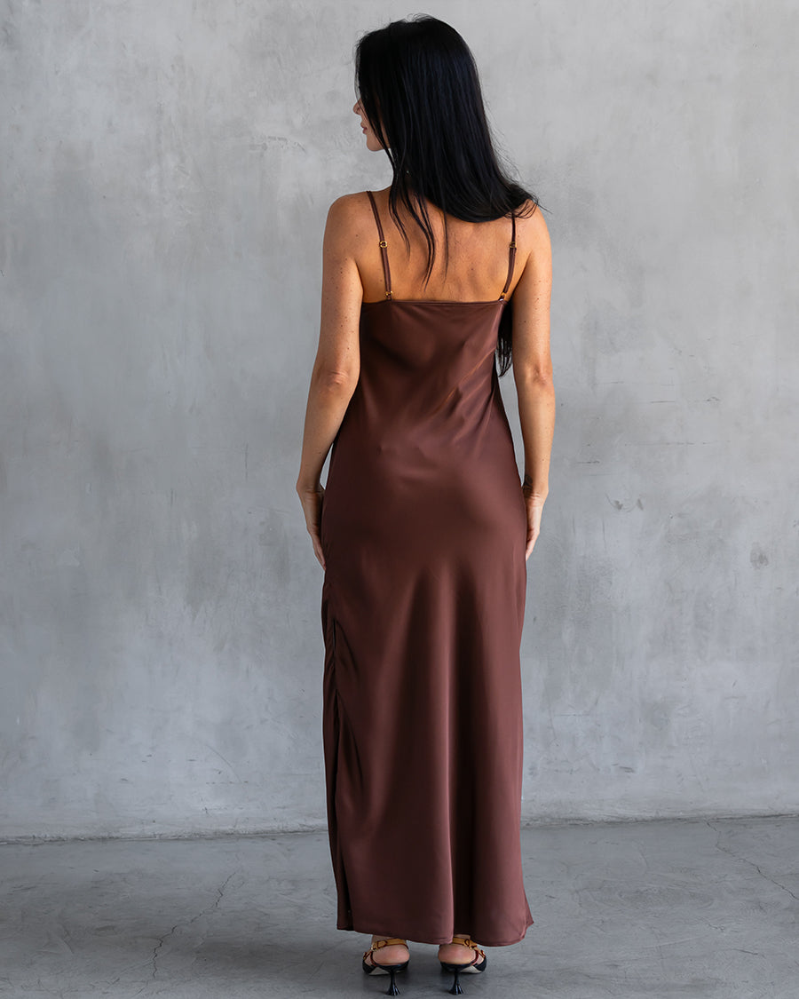 Basic Lennon Zipslip™️ Dress Espresso