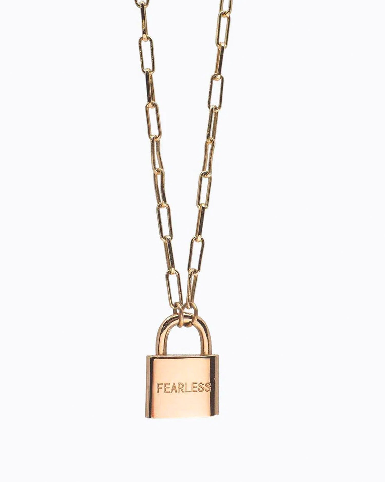 Brooklyn Padlock Necklace