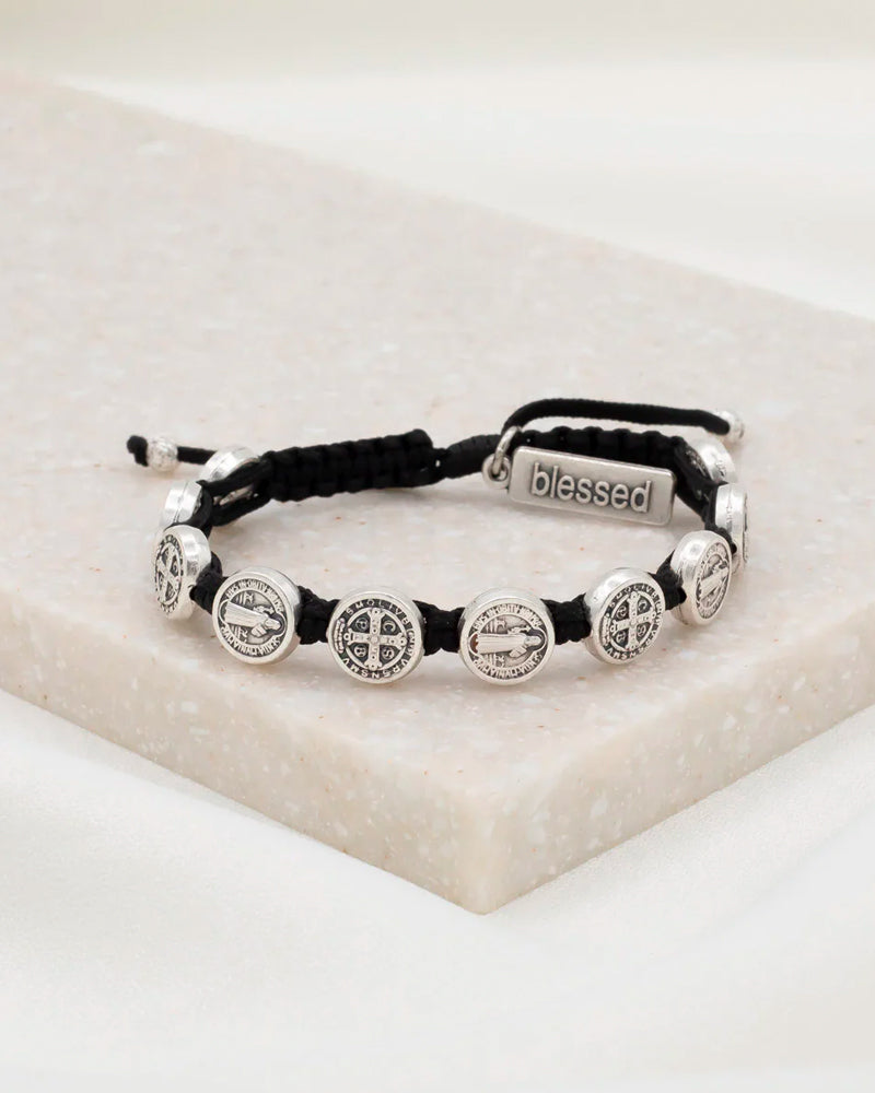 Benedictine Blessing Bracelet - Silver Medals