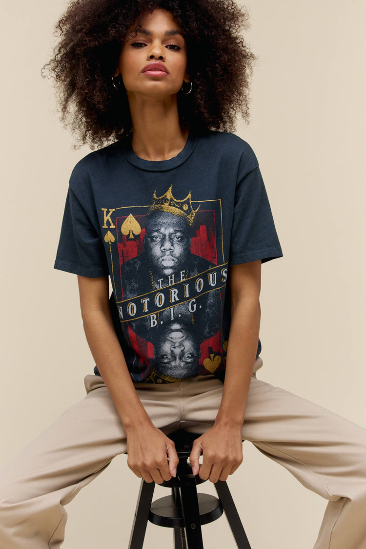 THE NOTORIOUS B.I.G. KING OF SPADES WEEKEND TEE REGULAR PRICE