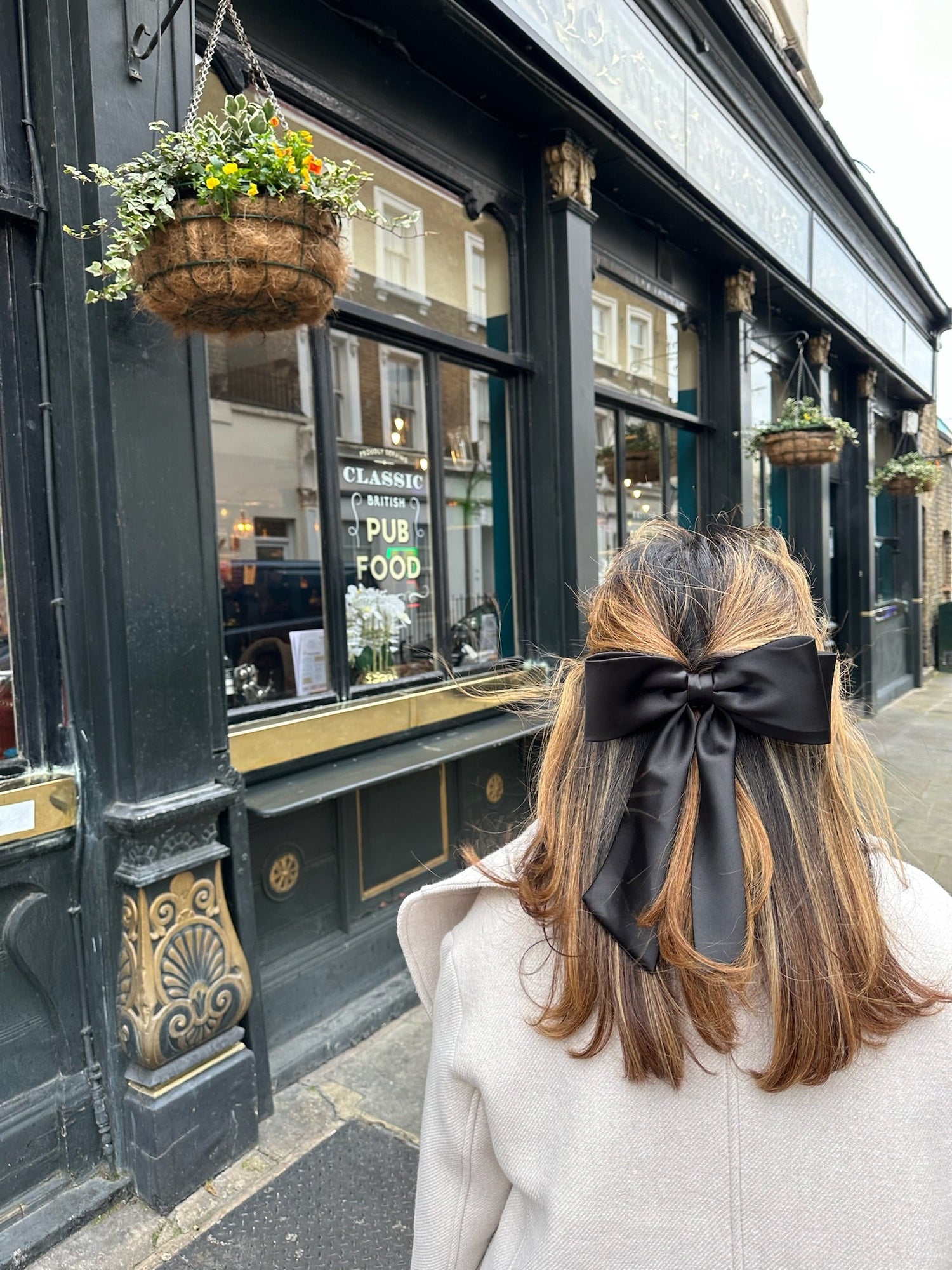 The Perfect Long Satin Hair Bow Barrette