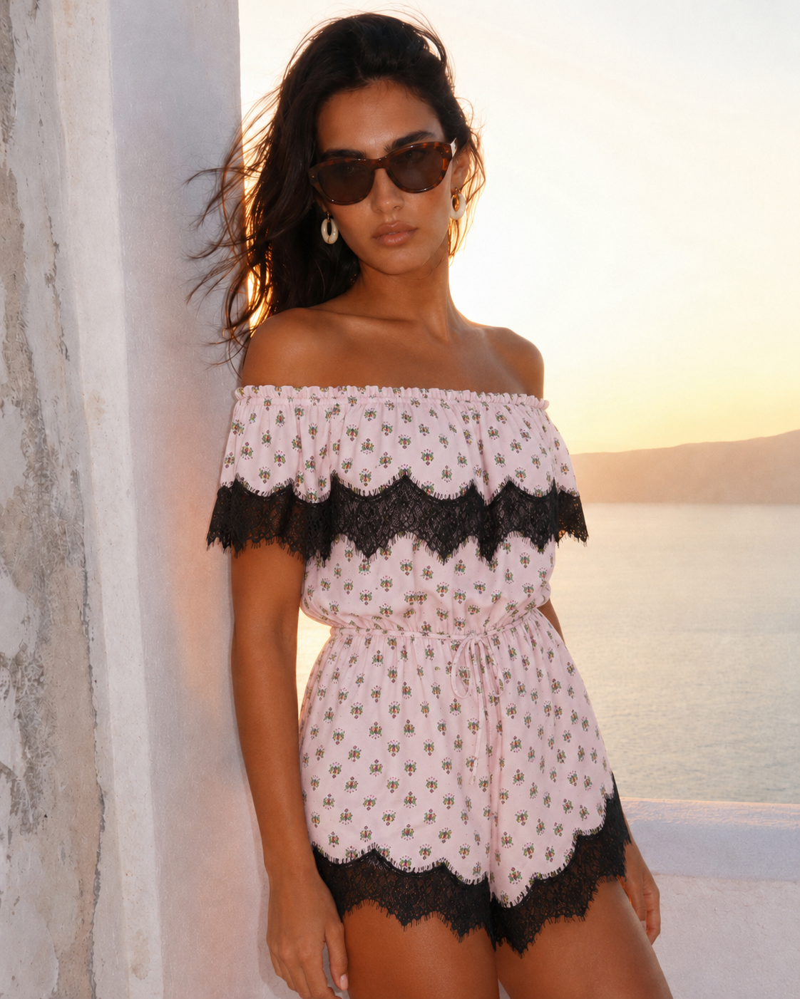 Emun Romper - Crocus Foulard