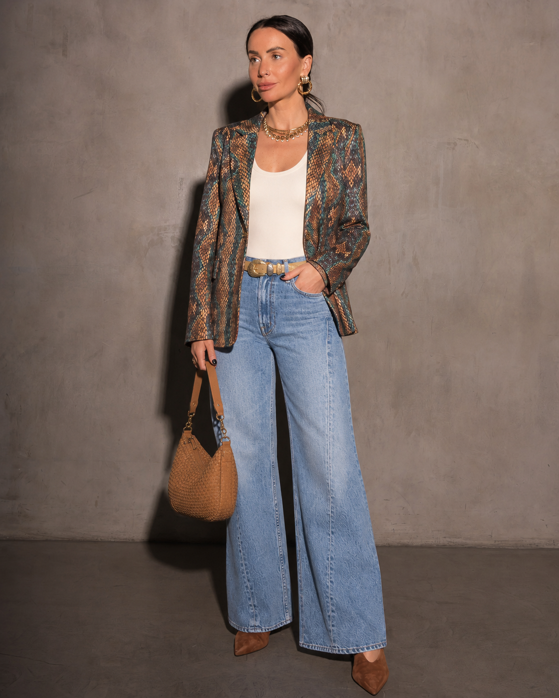 Kravitz Interlock Blazer Cobra