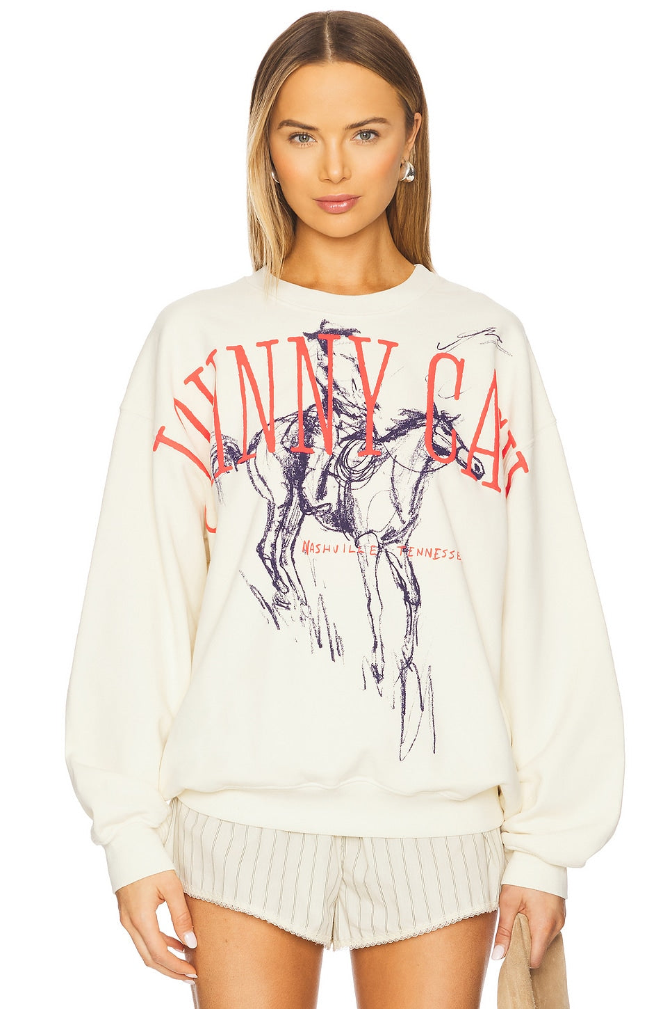 Johnny Cash Wilderness BF Sweatshirt