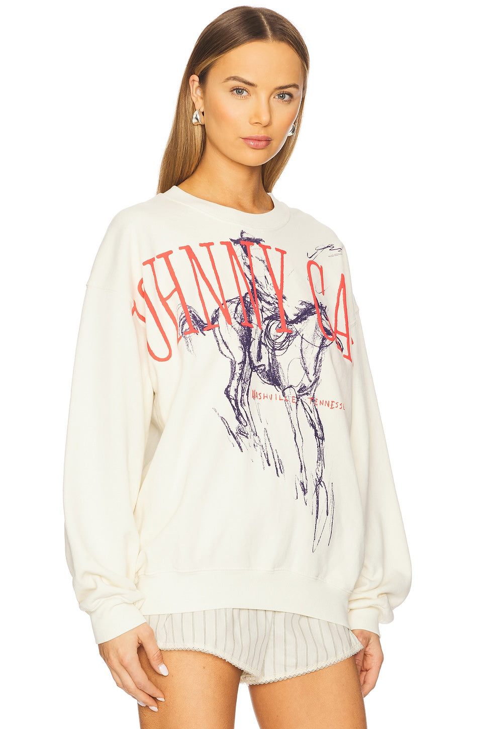 Johnny Cash Wilderness BF Sweatshirt