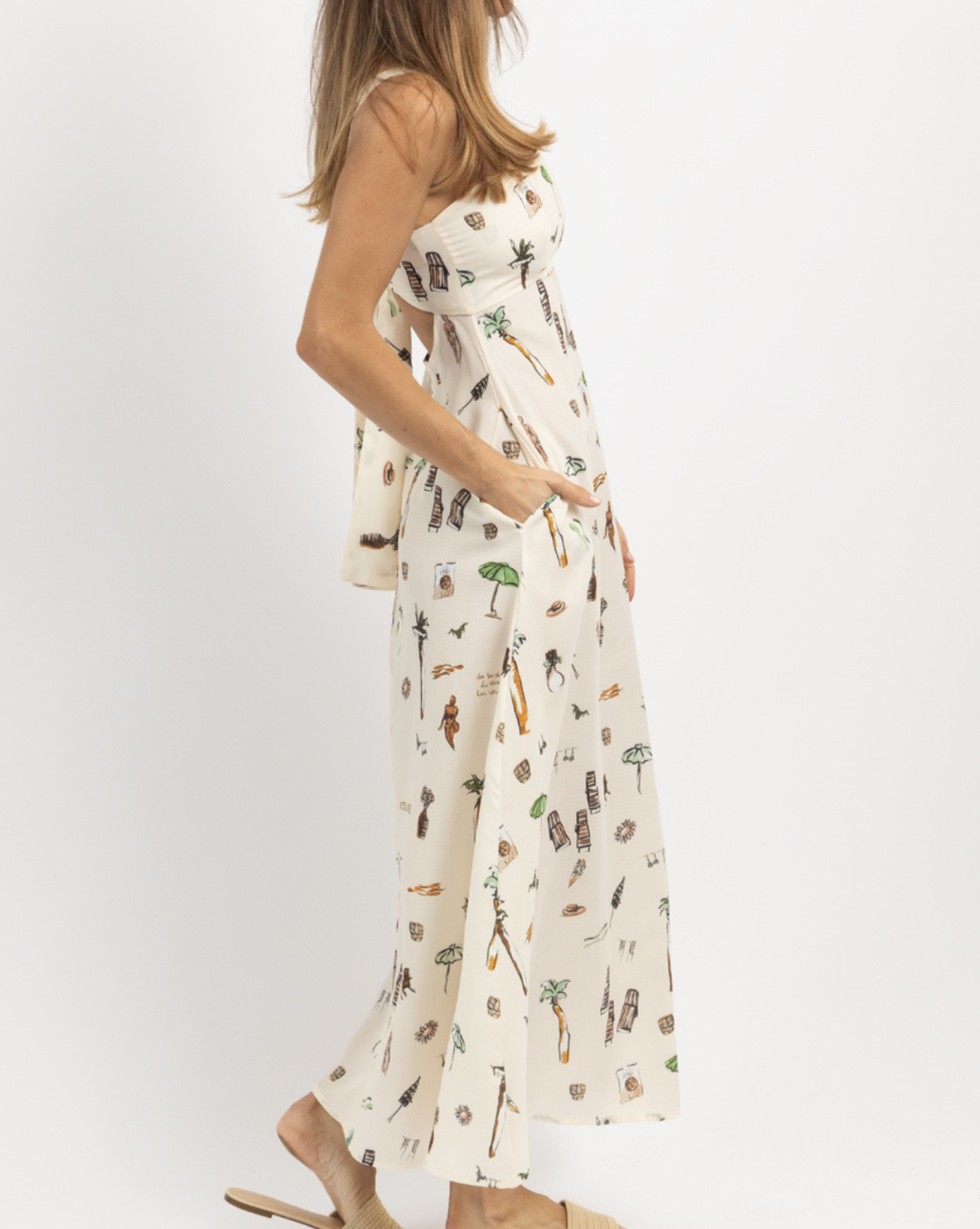 Destination Backless Maxi Dress