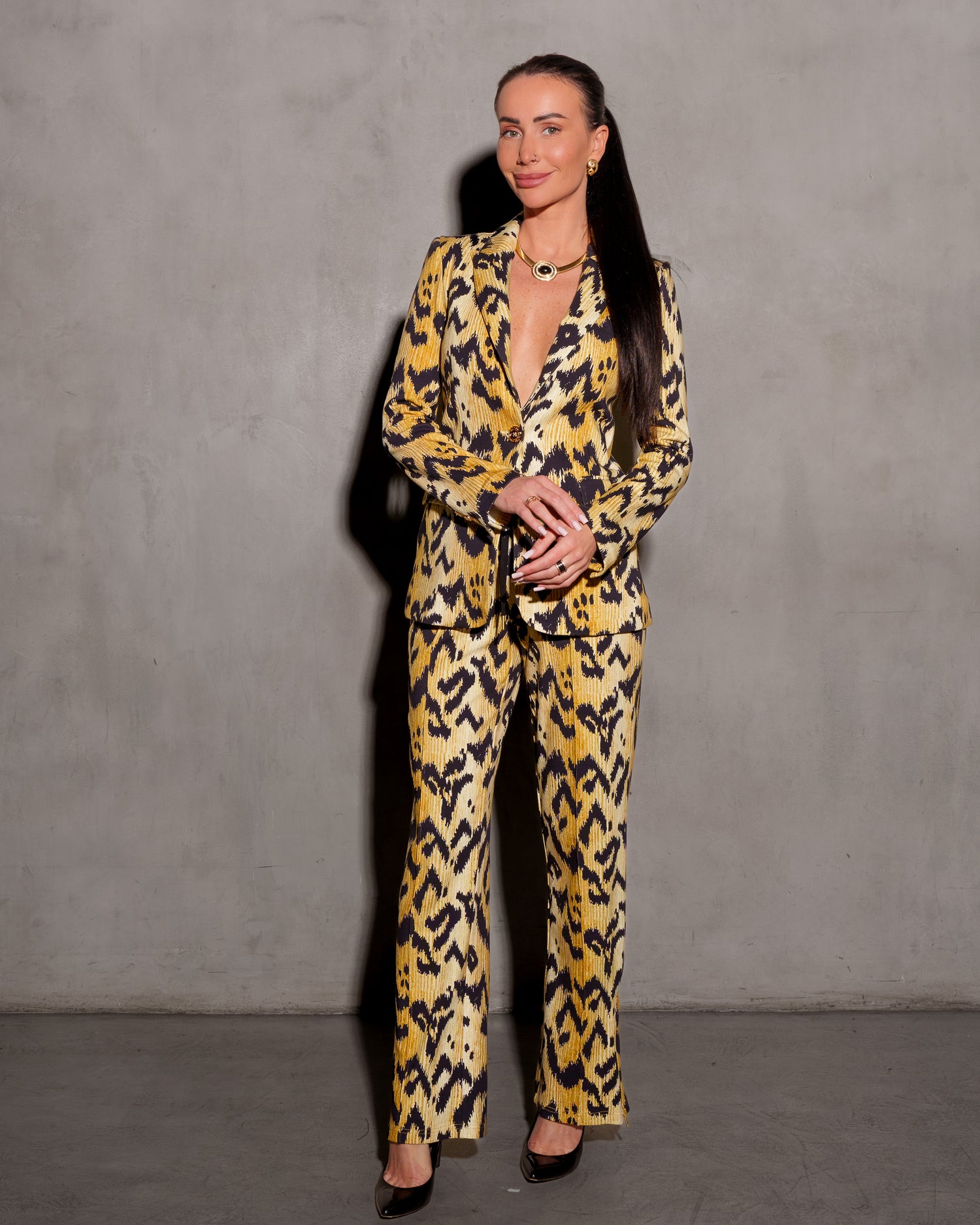 Kravitz Interlock Blazer Tiger