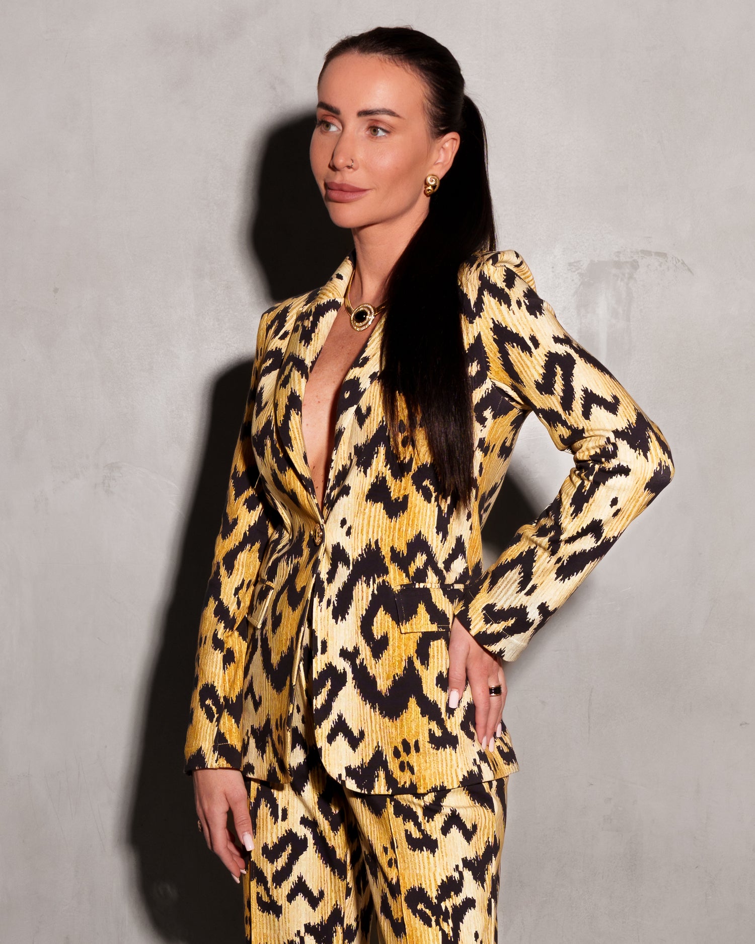 Kravitz Interlock Blazer Tiger
