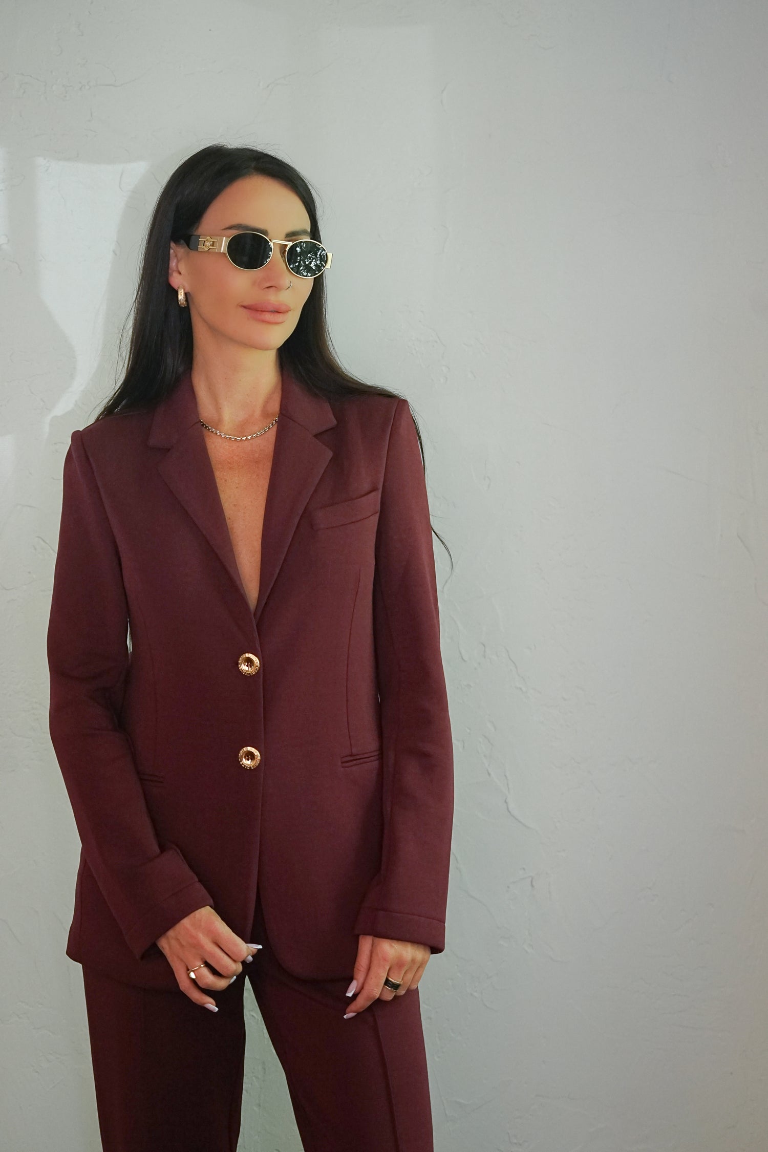 Morrison Ultra Luxe Blazer Merlot