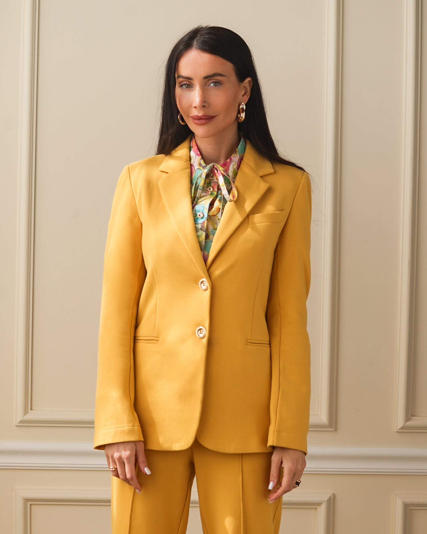 Morrison Interlock Blazer Canary