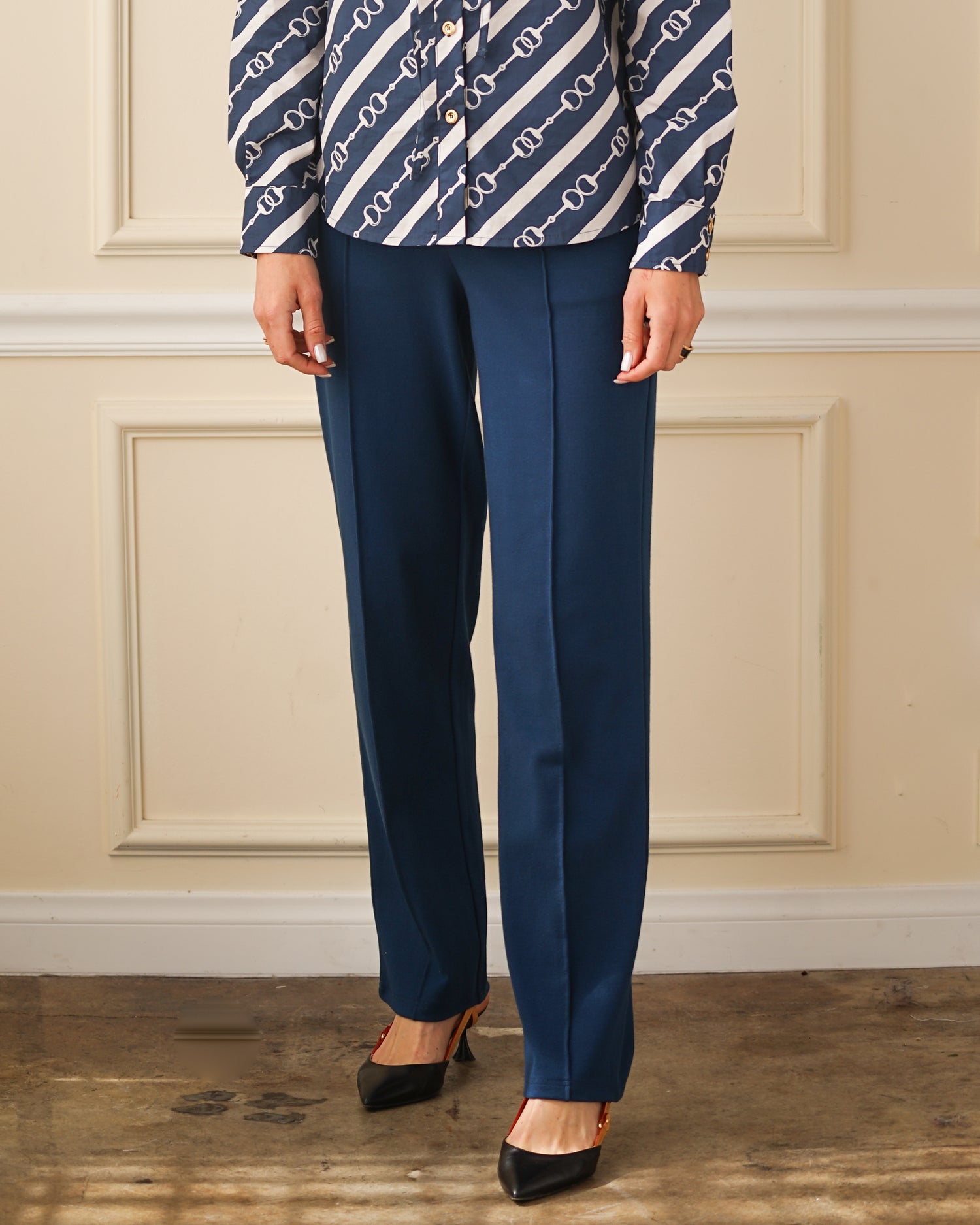 Stella Interlock Pant Sailor