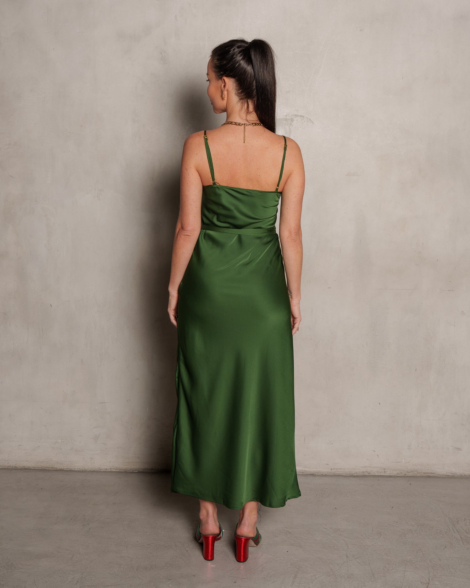 Basic Lennon Zipslip™️ Dress Pine