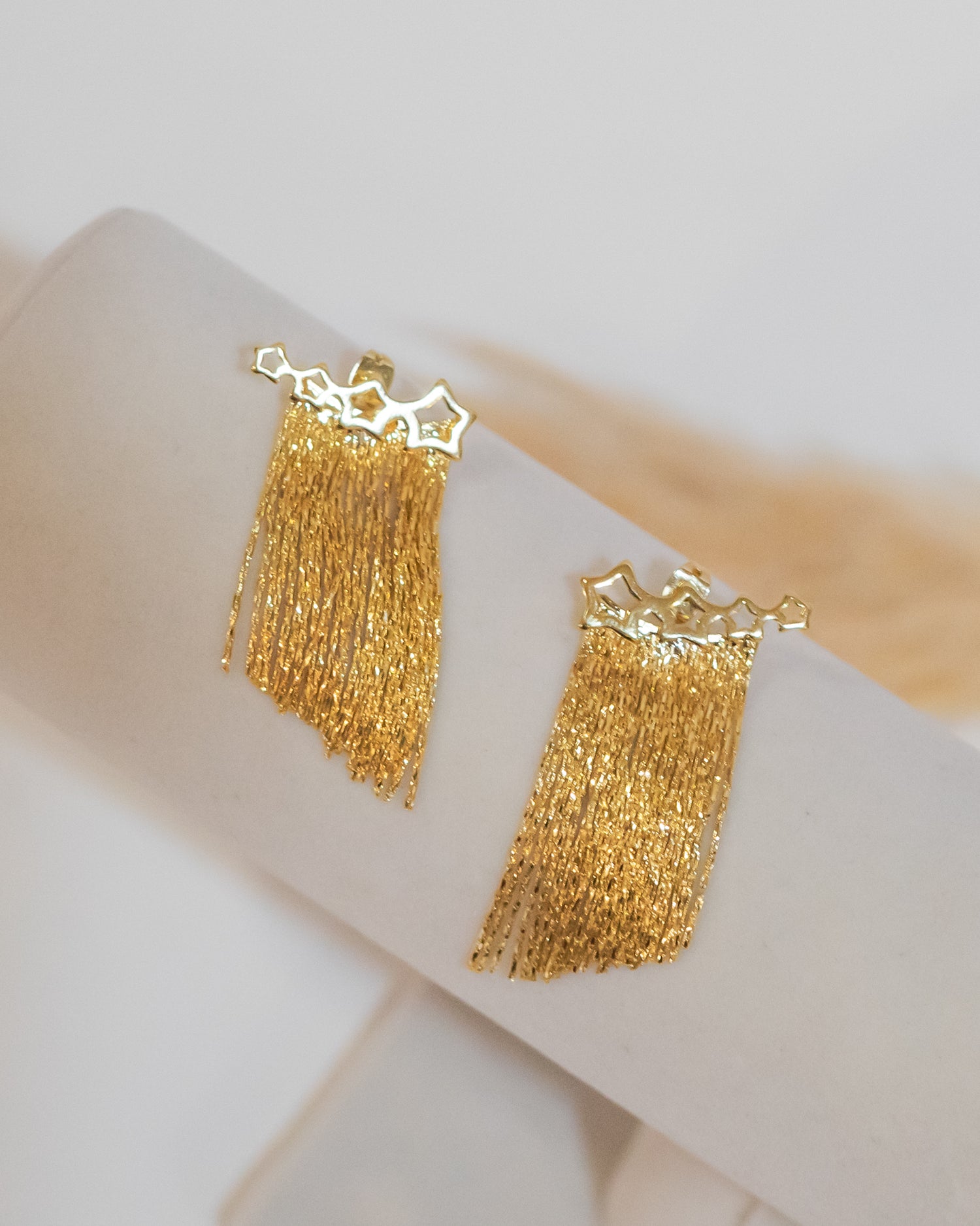 Darling Star Fringed Earrings