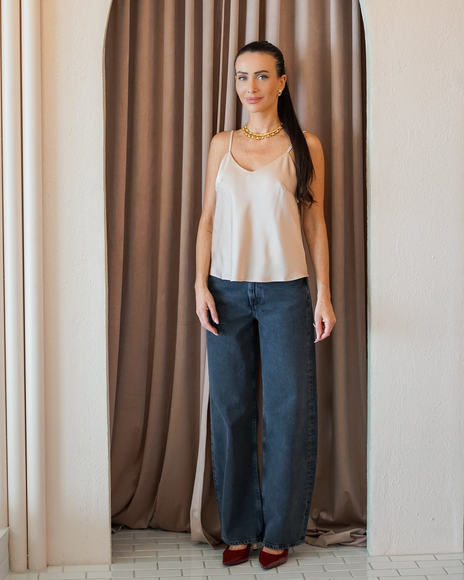 Basic Cooper Cami Champagne