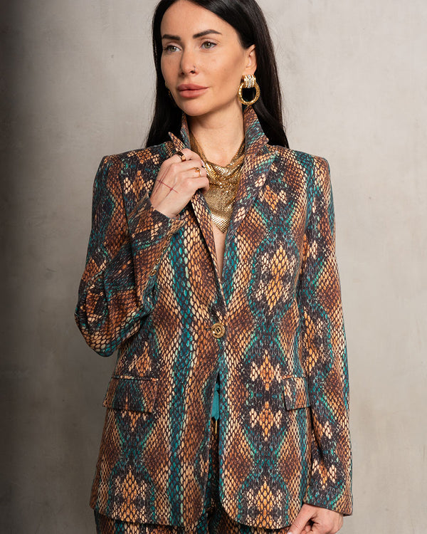 Kravitz Interlock Blazer Cobra