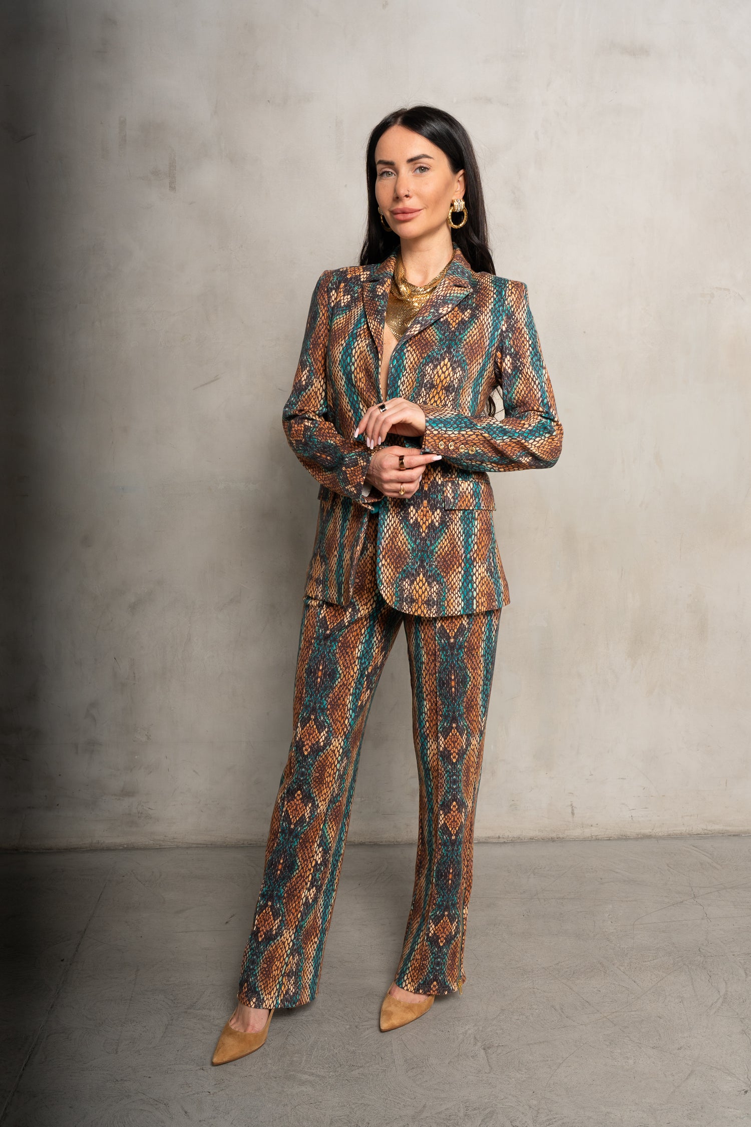 Kravitz Interlock Blazer Cobra