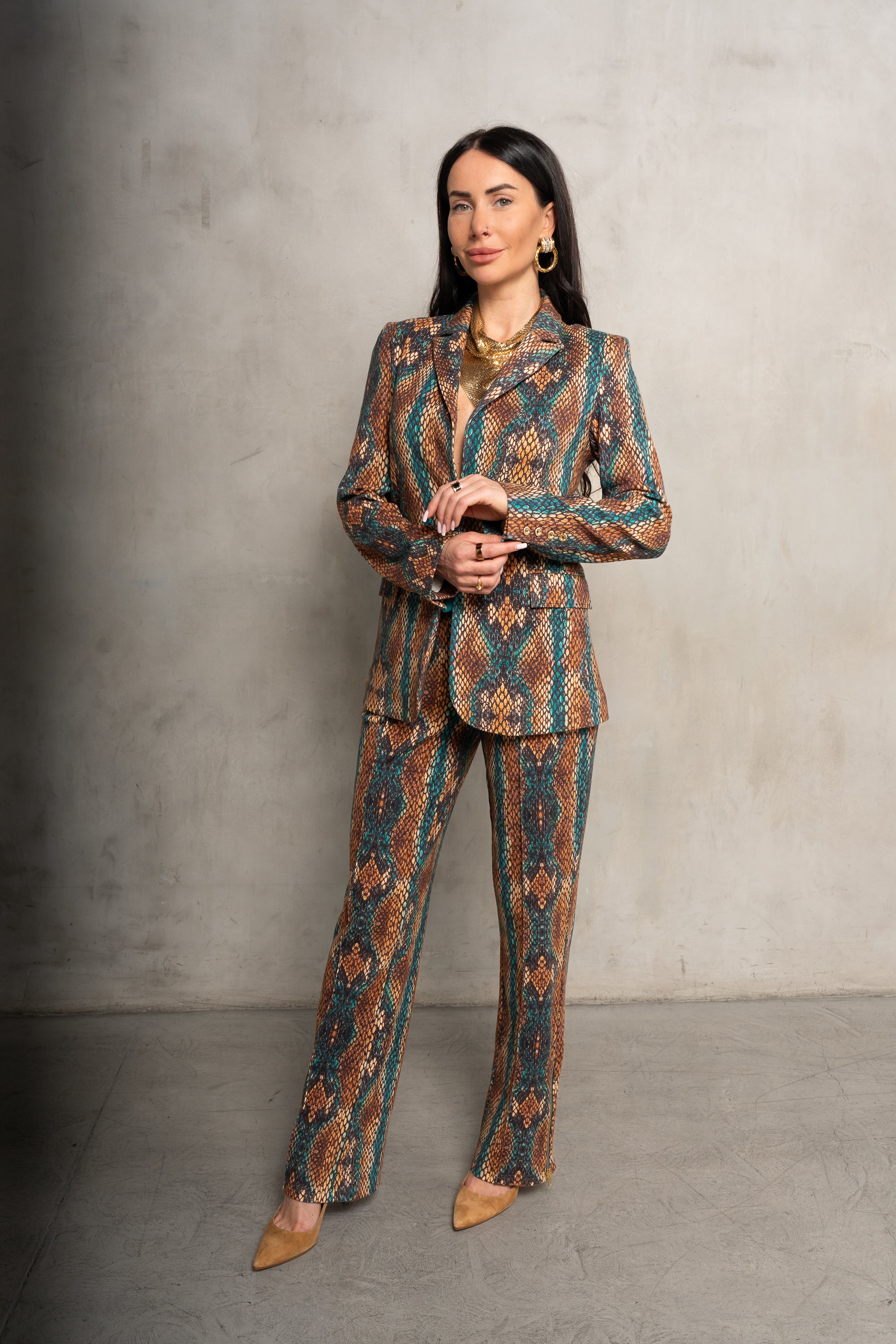 Kravitz Interlock Blazer Cobra