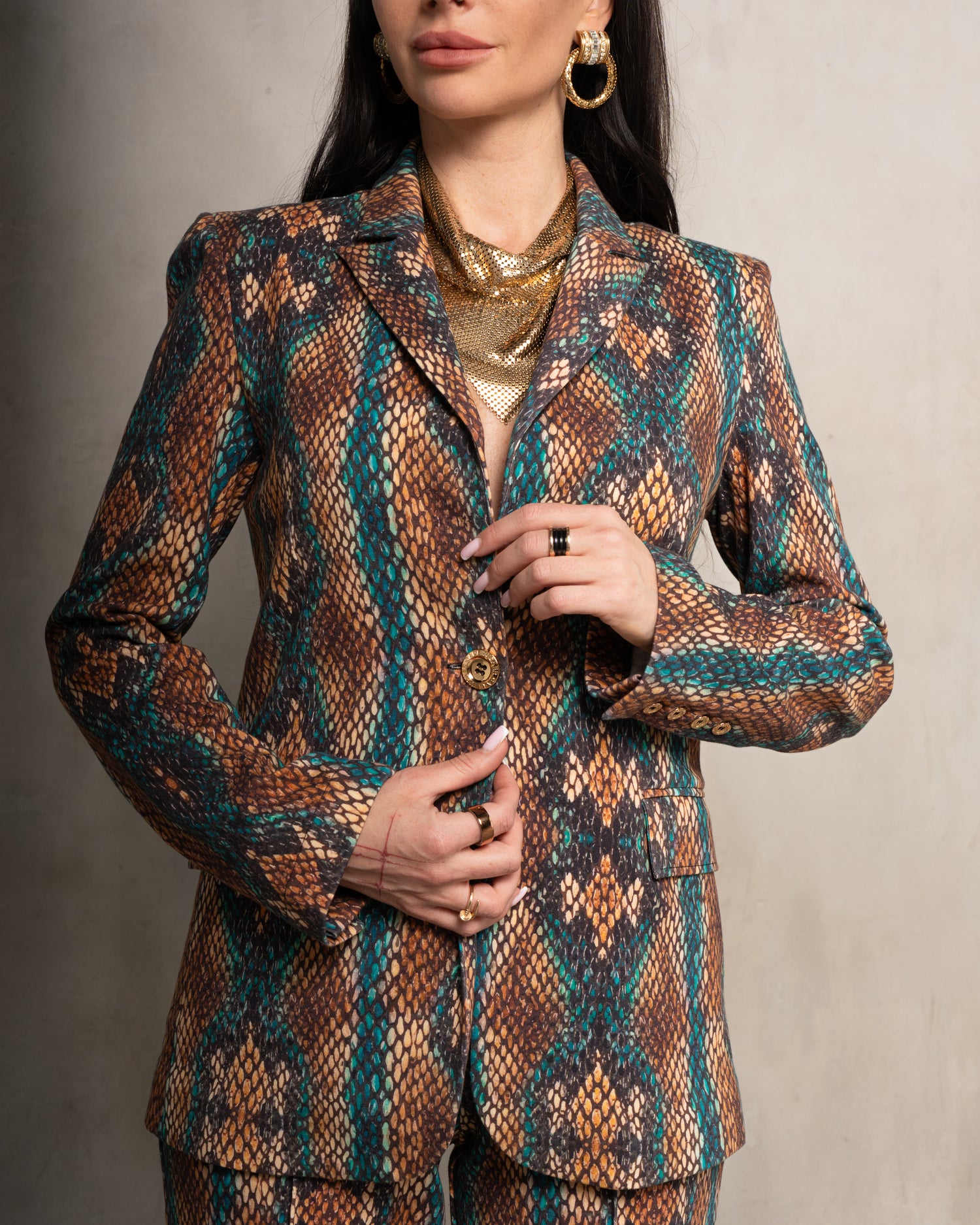 Kravitz Interlock Blazer Cobra