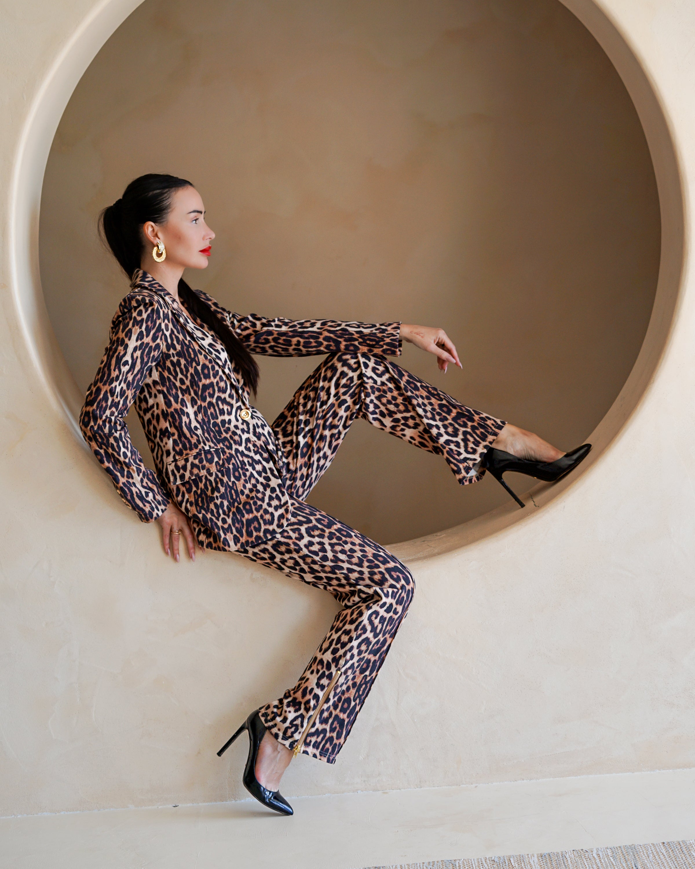 Jordan Interlock Pants Leopard