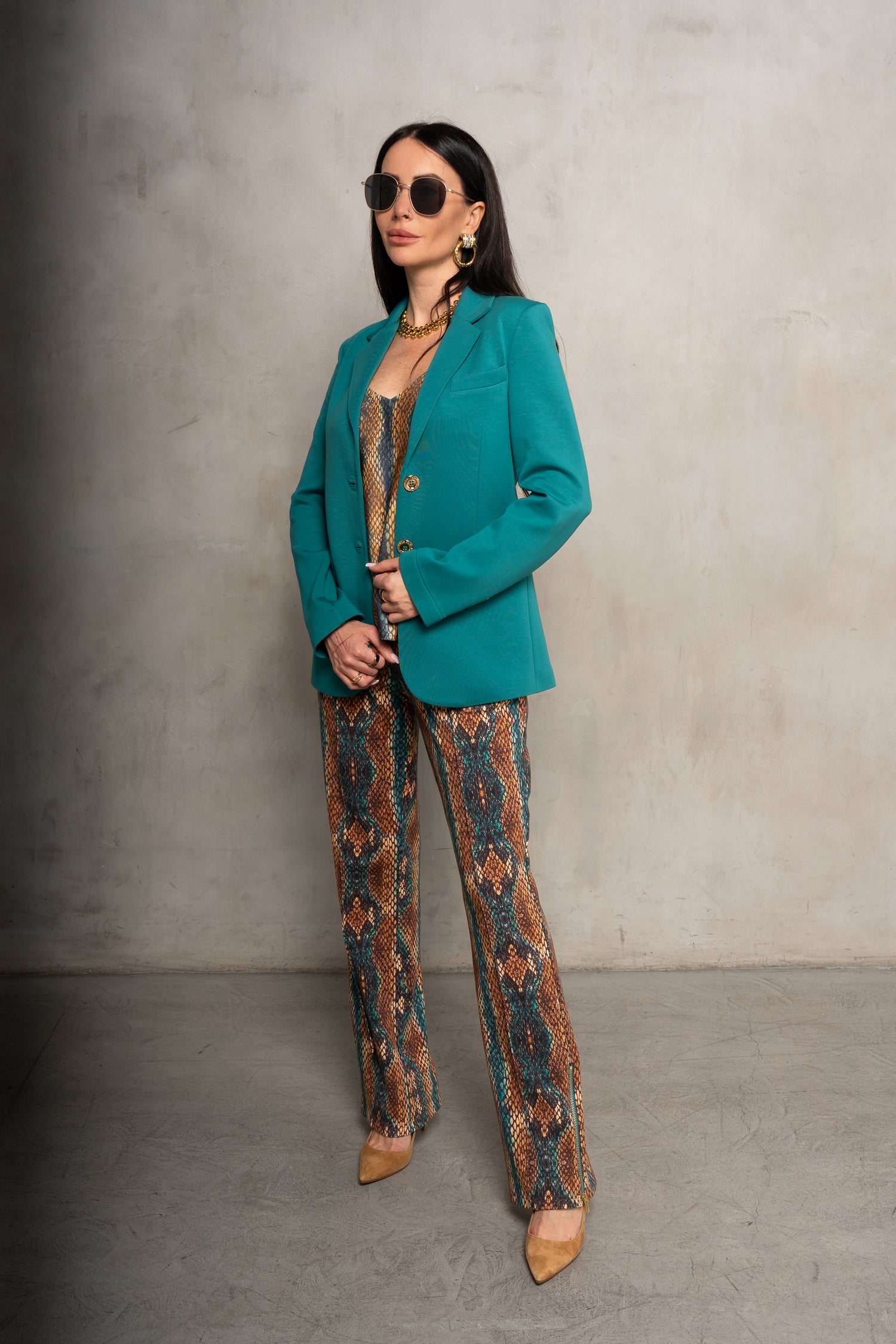 Morrison Ultra Luxe Blazer Peacock