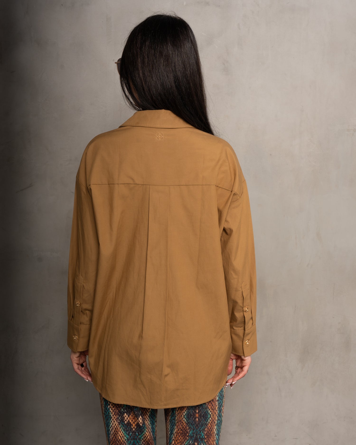 McCartney Oversized Shirt - Saddle