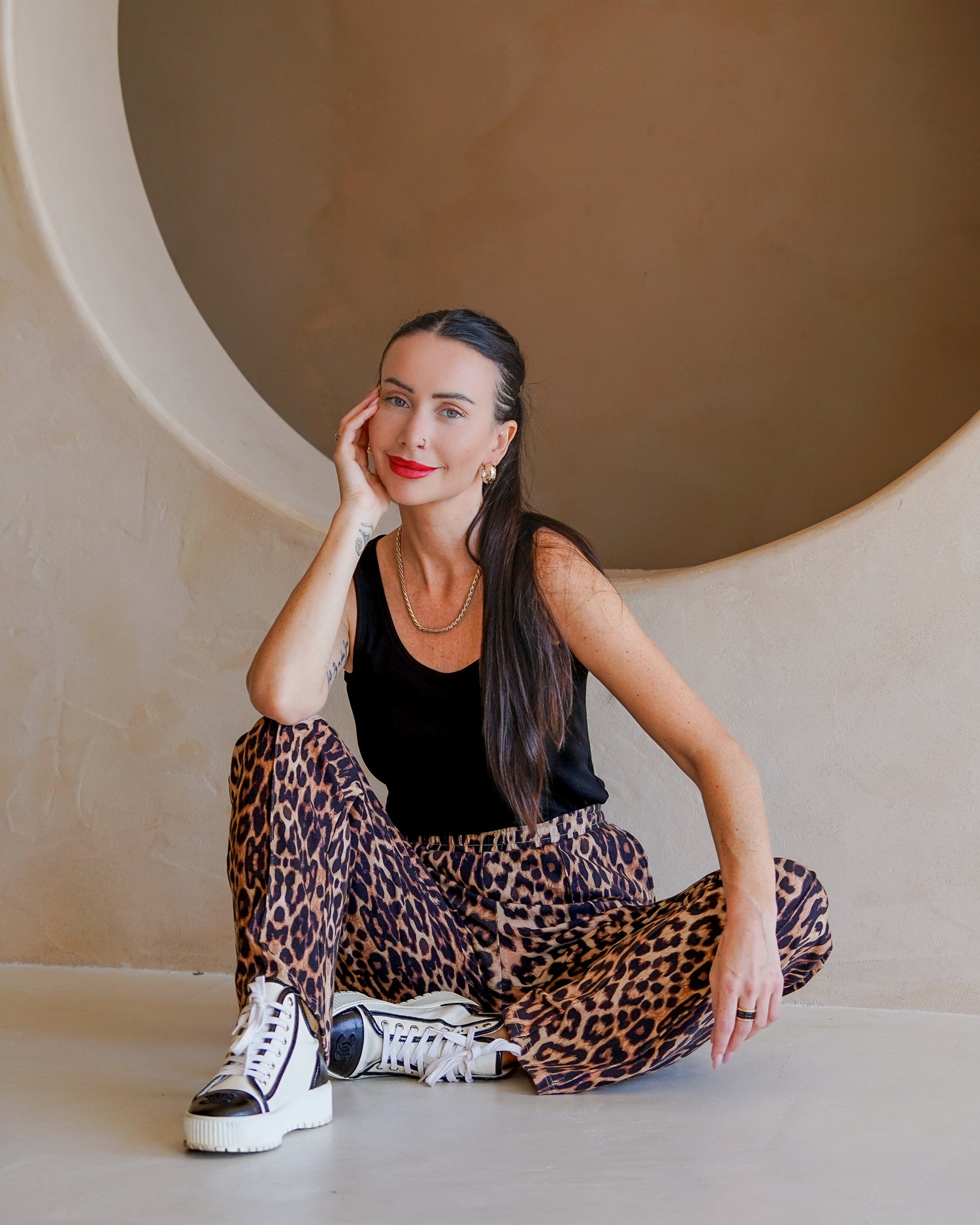 Jordan Interlock Pants Leopard