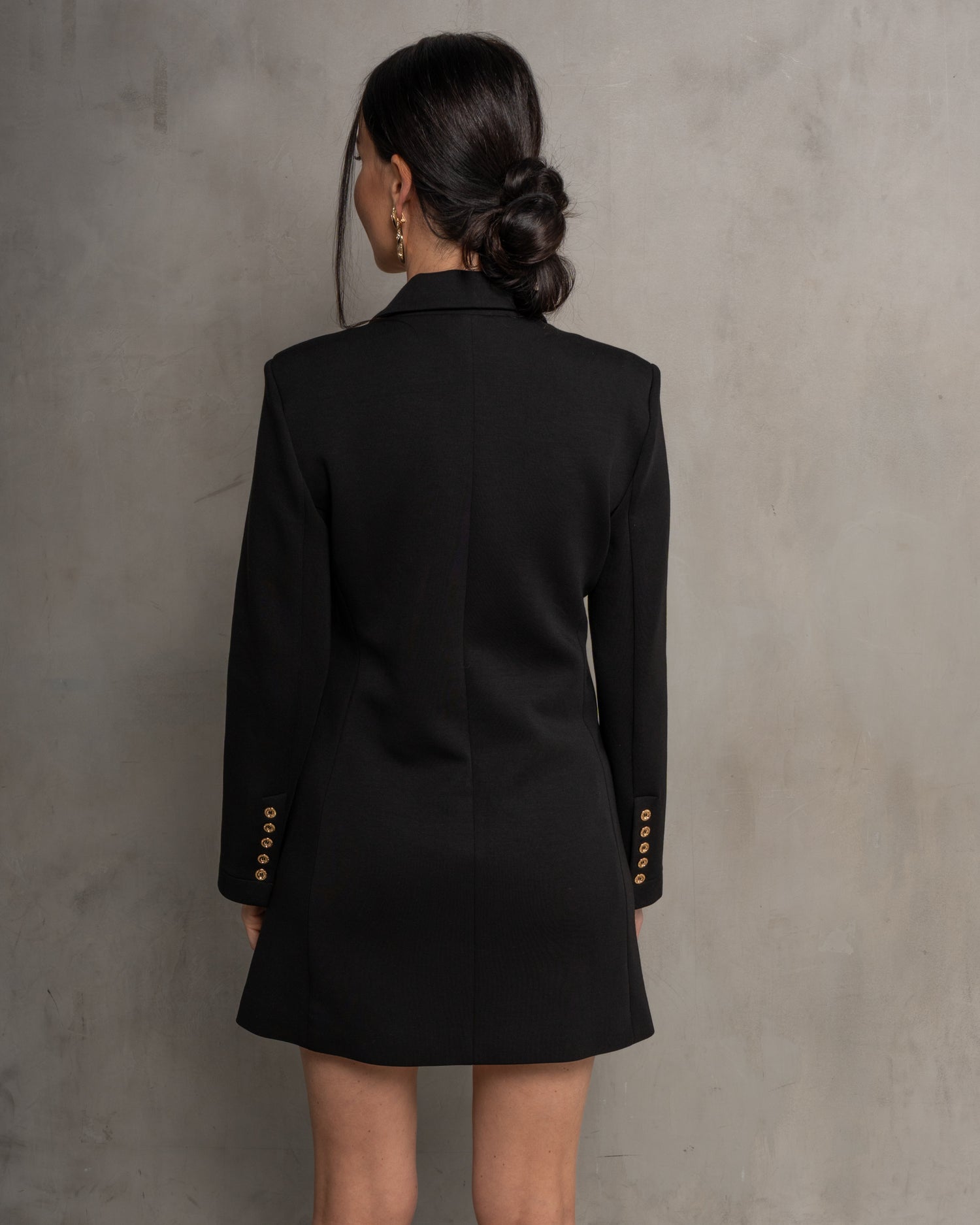 Jess Ultra Luxe Blazer Dress Black