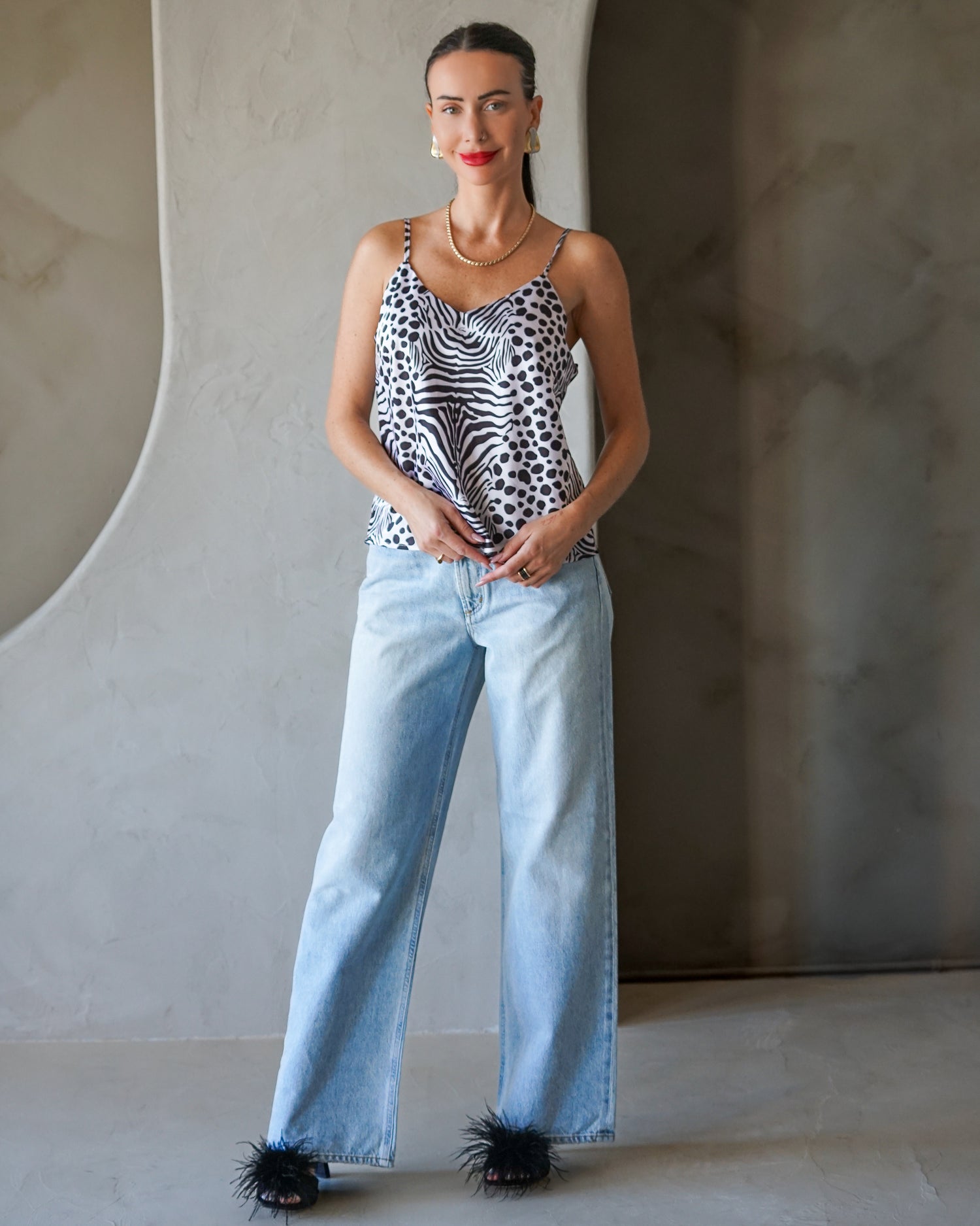 Cooper Cami Zebra Dot