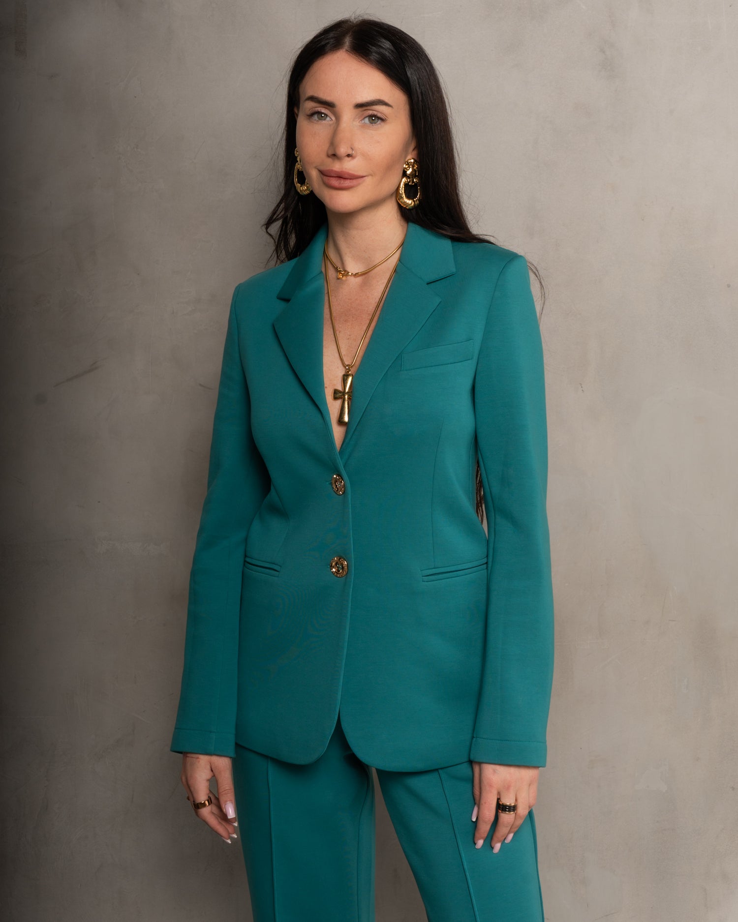 Morrison Ultra Luxe Blazer Peacock