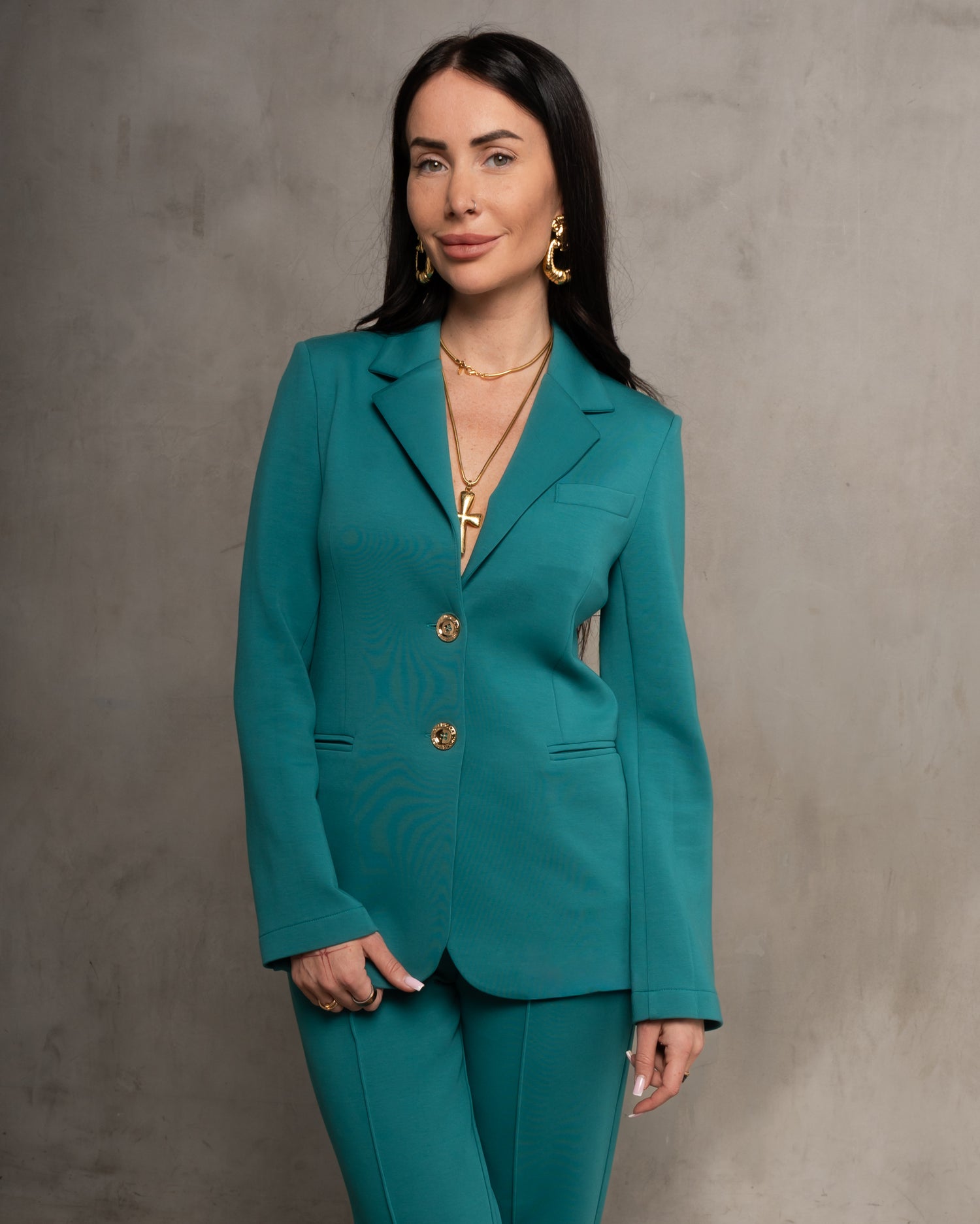 Morrison Ultra Luxe Blazer Peacock