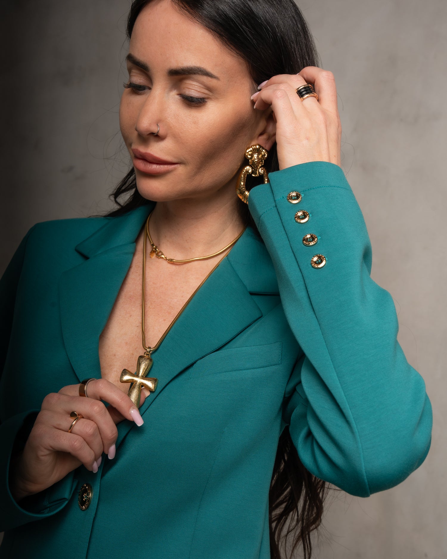 Morrison Ultra Luxe Blazer Peacock